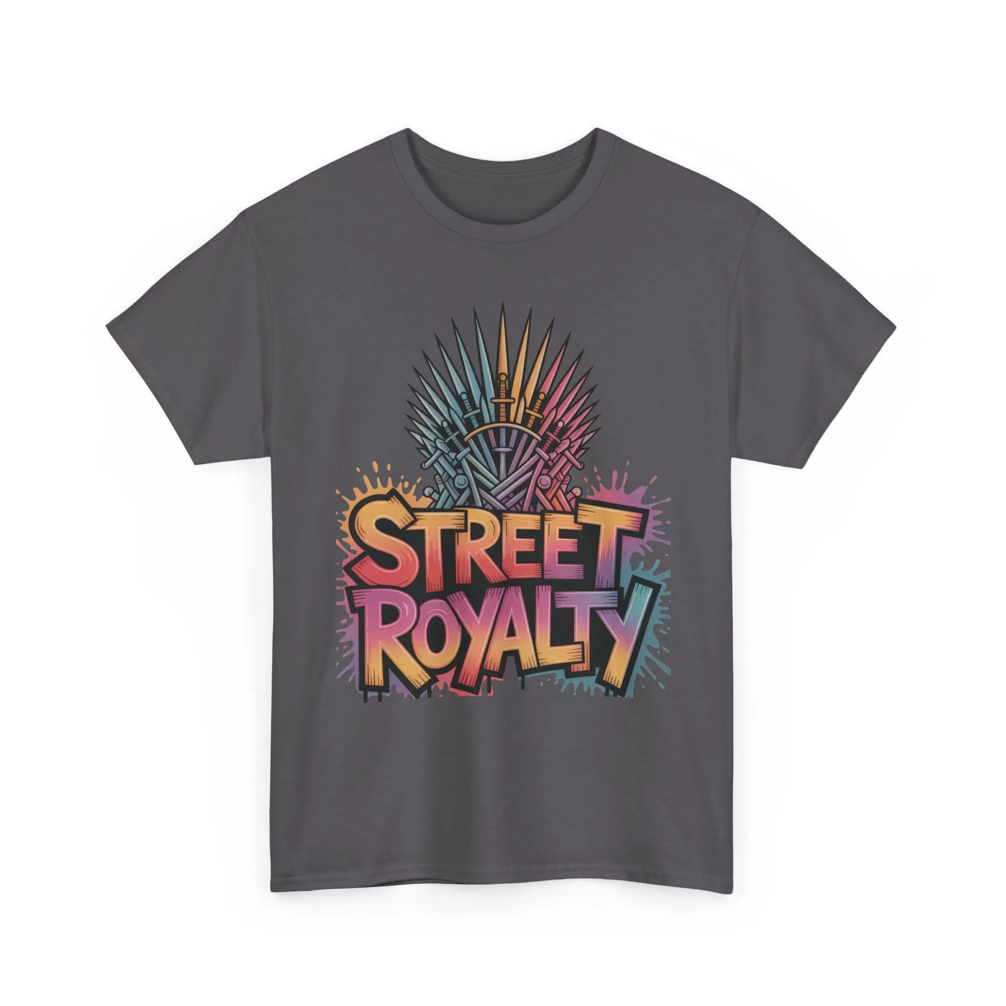 Street Royalty Women's T-Shirt, Graffiti Crown Graphic Tee, Urban Streetwear Top for Trendy Skater Girls - Image 12