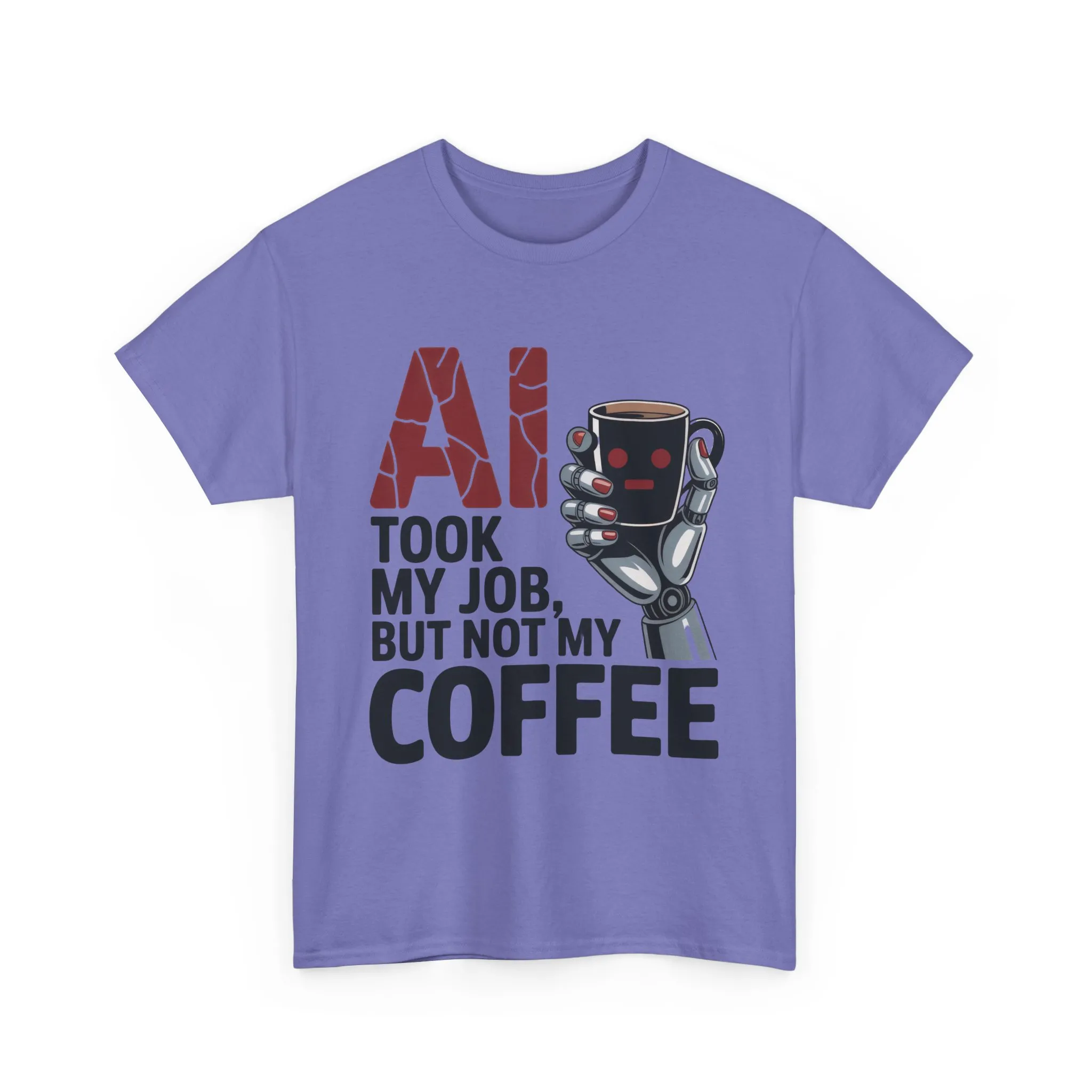 Women's AI Coffee T-Shirt, Funny Robot Job Humor Tee, Geek Sarcastic Gift for Her, Sarcastic Work Shirt, Career Humor - Image 25