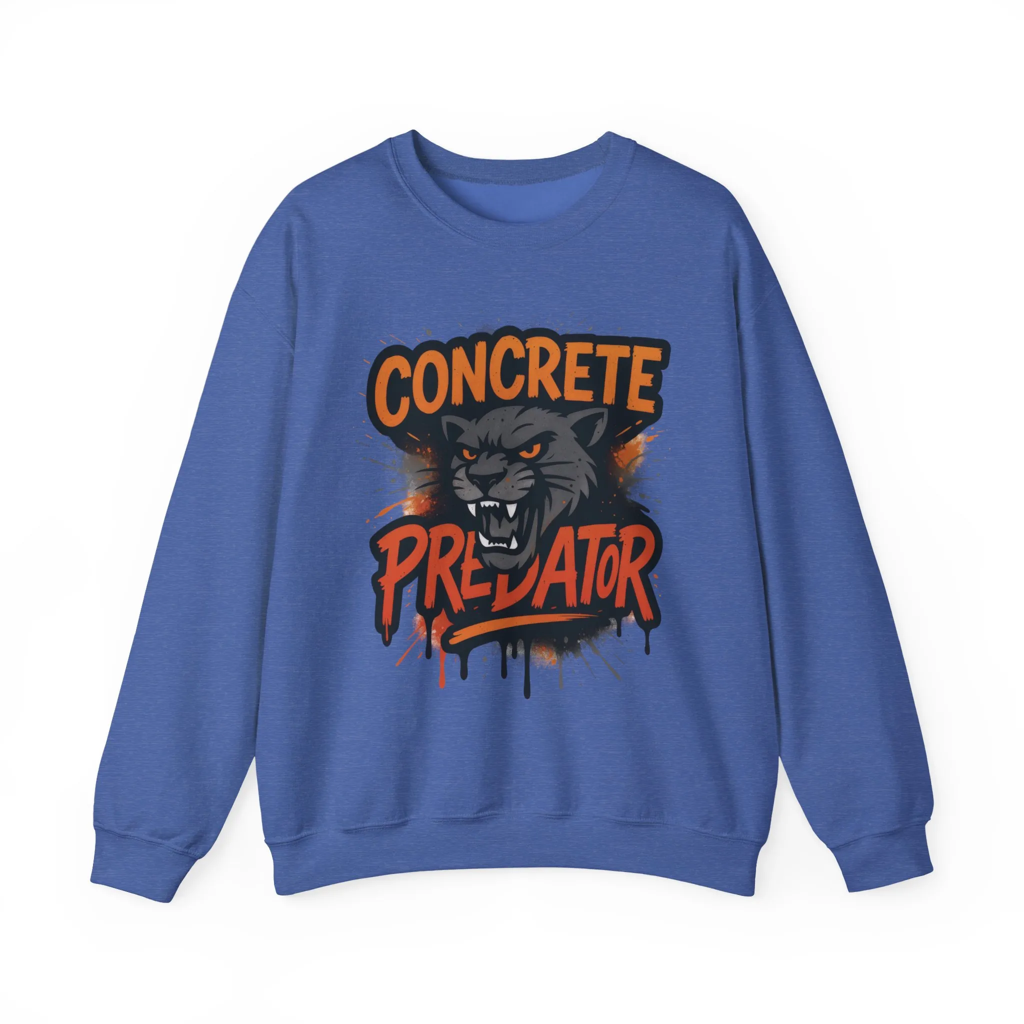 Mens Heavy Blend™ Crewneck Sweatshirt, Concrete Predator Mens Panther Crewneck Sweatshirt - Image 19
