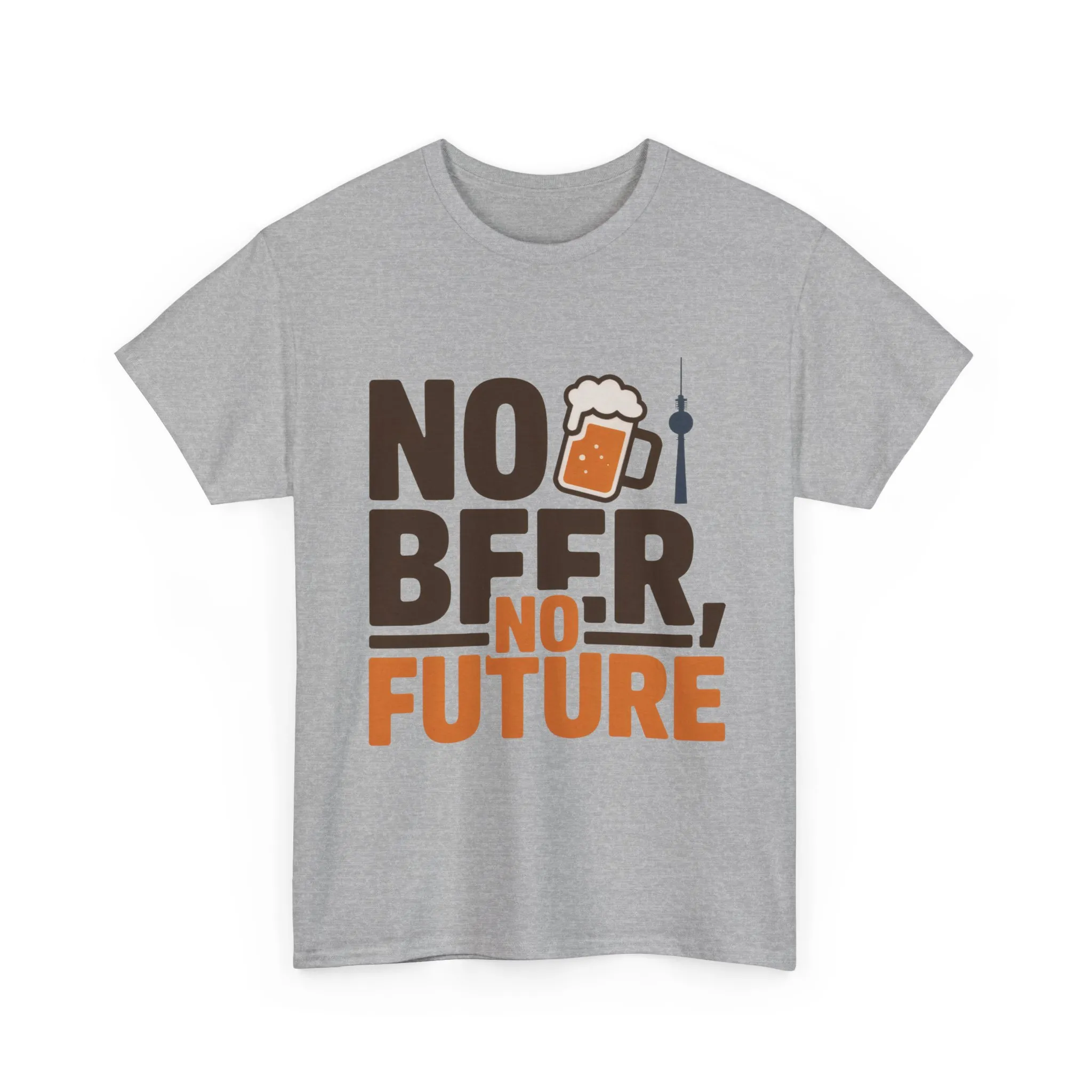 No Beer No Future Funny Beer Graphic Mens T-Shirt, Beer Tee, Beer Lover Tee - Image 10