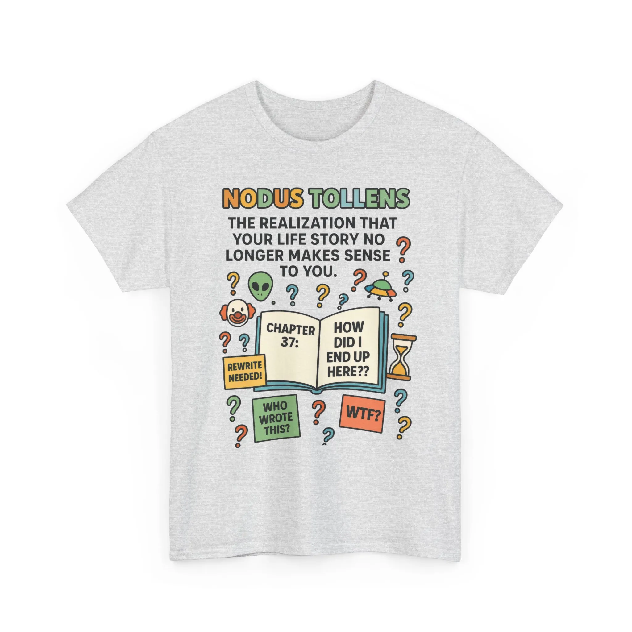 Nodus Tollens Women's Tee, Latin Words, Moods & Modes, Self-Awareness, Personal Development, Funny Existential Graphic Tee, Book Lover Gift - Image 2