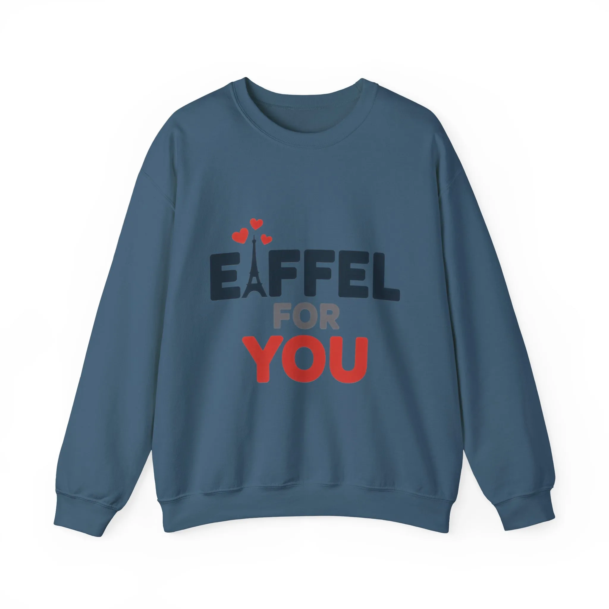 Womens Heavy Blend™ Crewneck Sweatshirt, Eiffel For You Romantic Paris Womens Sweatshirt - Image 19