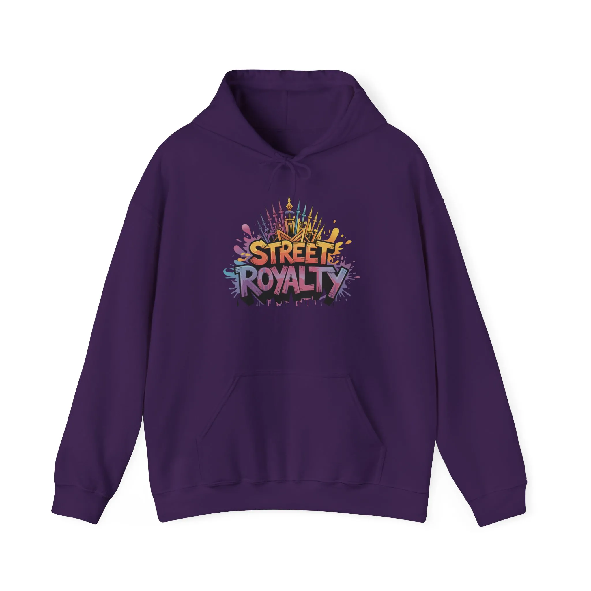 Street Royalty Women's Hoodie, Graffiti Crown Graphic Pullover, Urban Streetwear Sweatshirt for Girls - Image 31