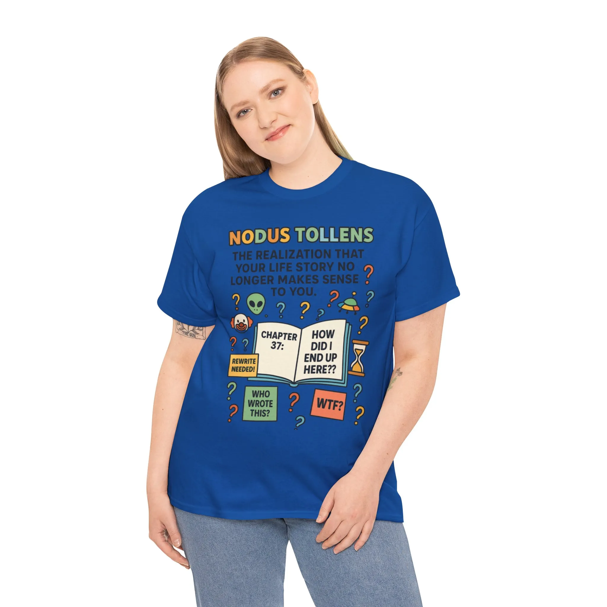 Nodus Tollens Women's Tee, Latin Words, Moods & Modes, Self-Awareness, Personal Development, Funny Existential Graphic Tee, Book Lover Gift - Image 18
