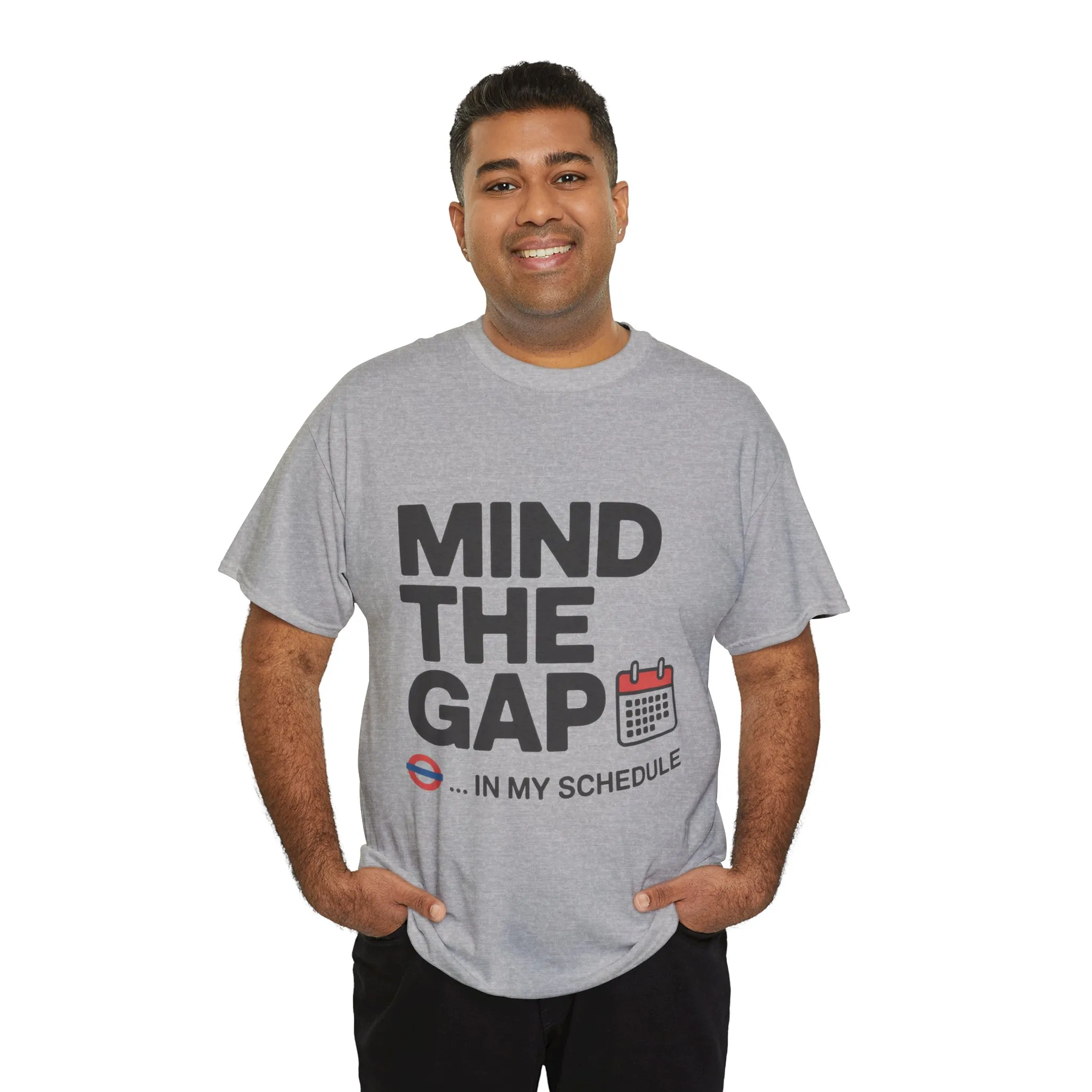 Funny Mind The Gap T-Shirt for Men, Office Humor Shirt - Image 3