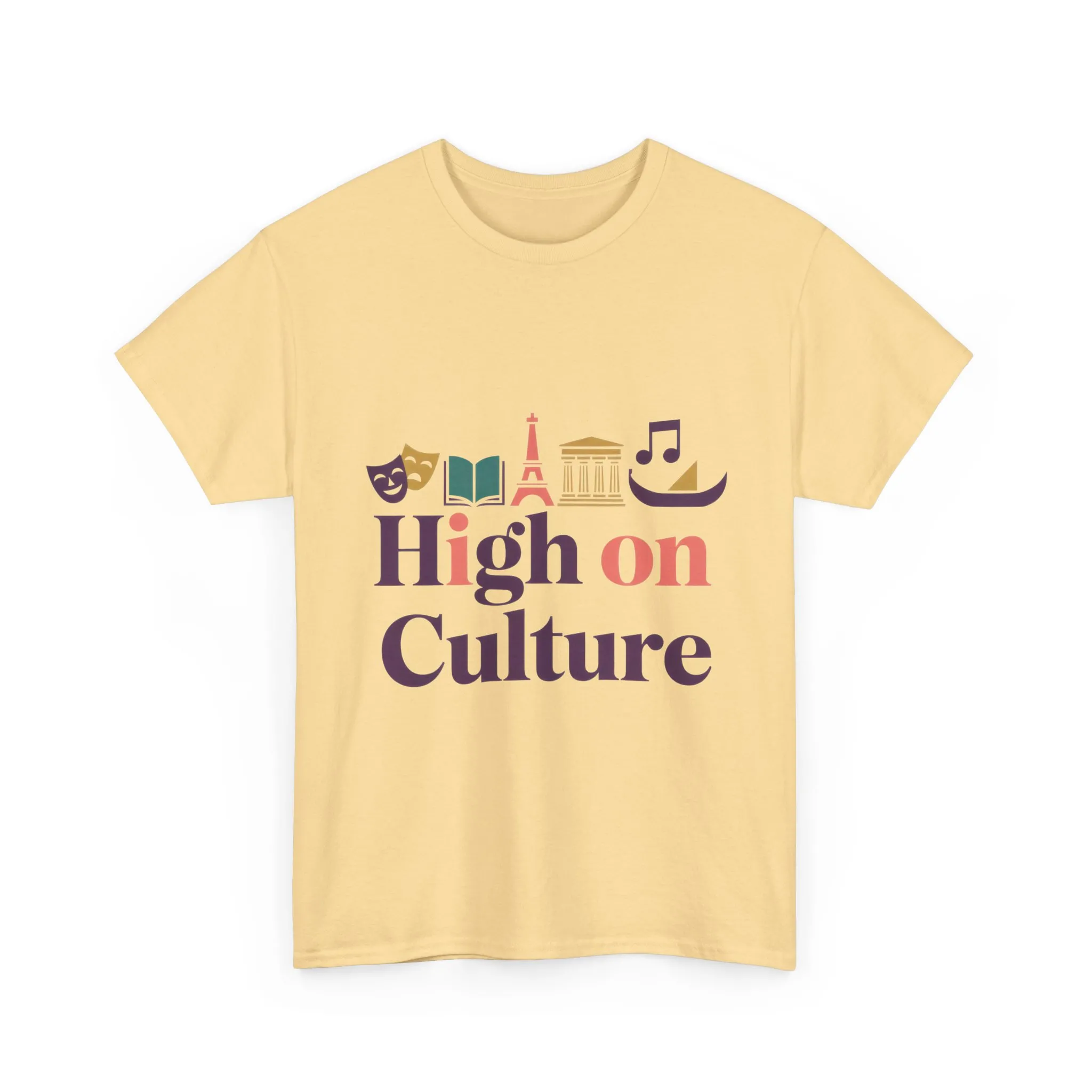 High on Culture Womens T-Shirt, Feminine Artistic Graphic Tee, Art Fashion - Image 2