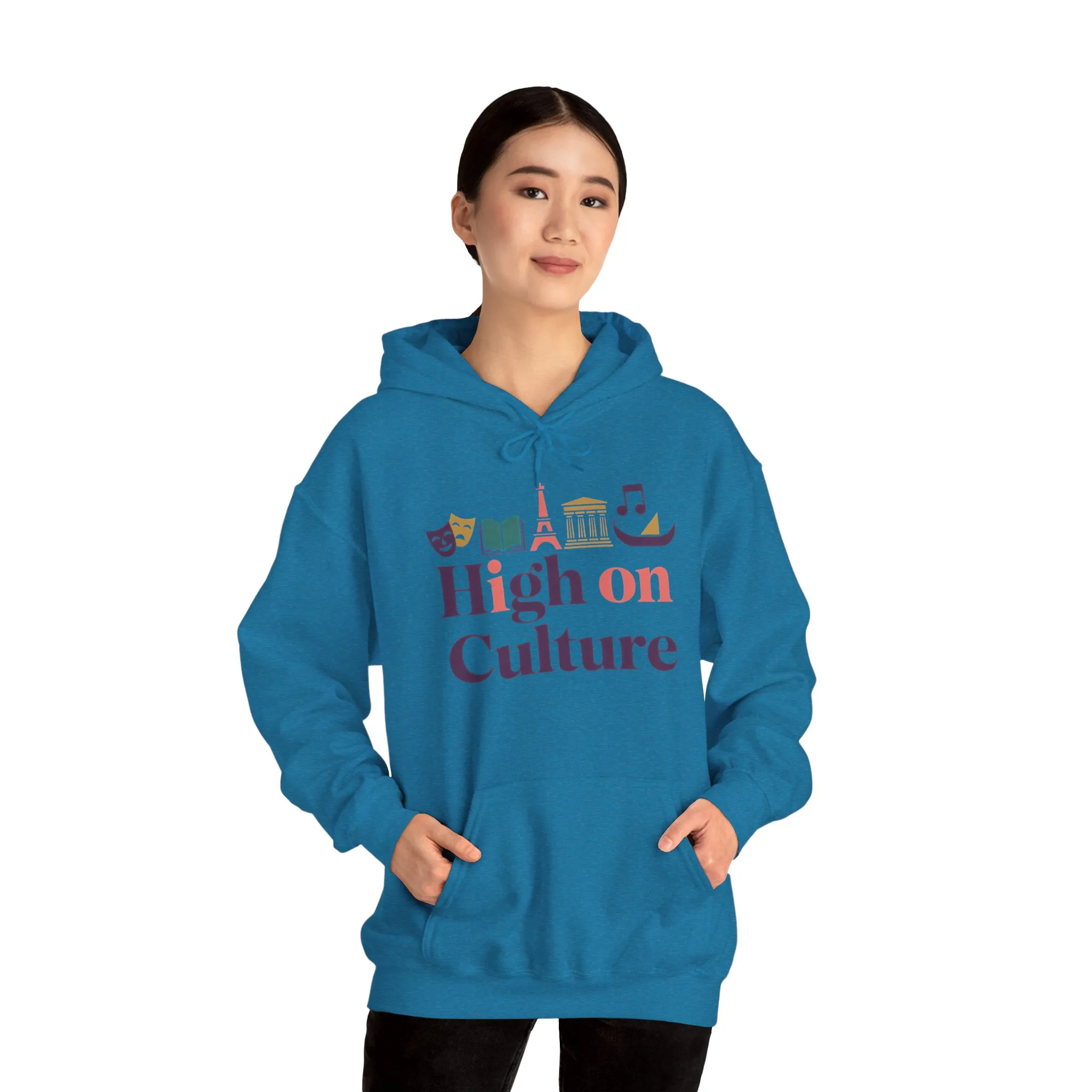Womens Heavy Blend™ Hooded Sweatshirt, High on Culture Womens Hoodie, Cozy Cultural Graphic Hoodie - Image 27