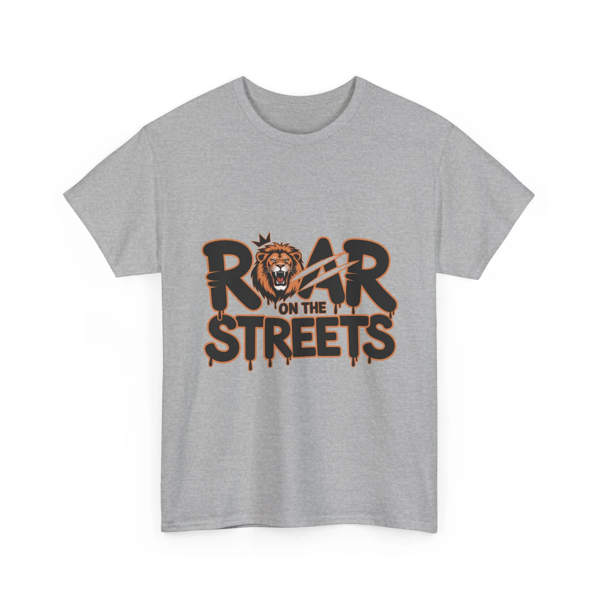 Roar on the Streets Lion Graphic Mens Urban T-Shirt, Lion Shirt, Street Vibe - Image 10