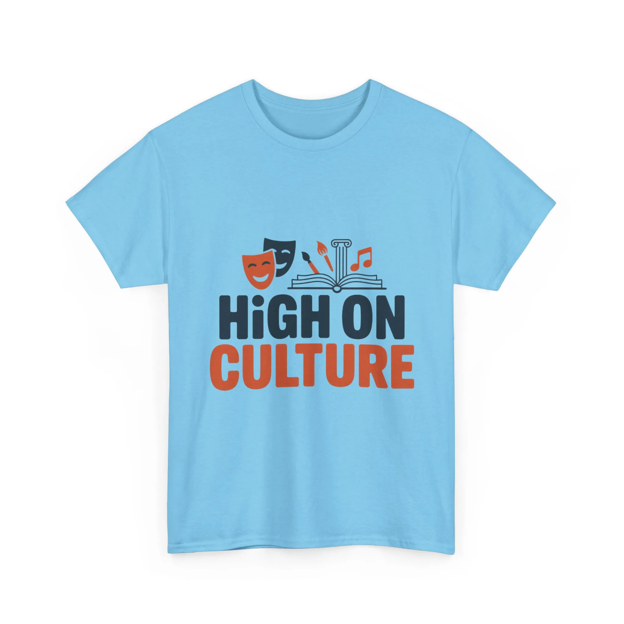 High on Culture Mens T-Shirt, Funny Cultural Graphic Tee, Art Humor - Image 2