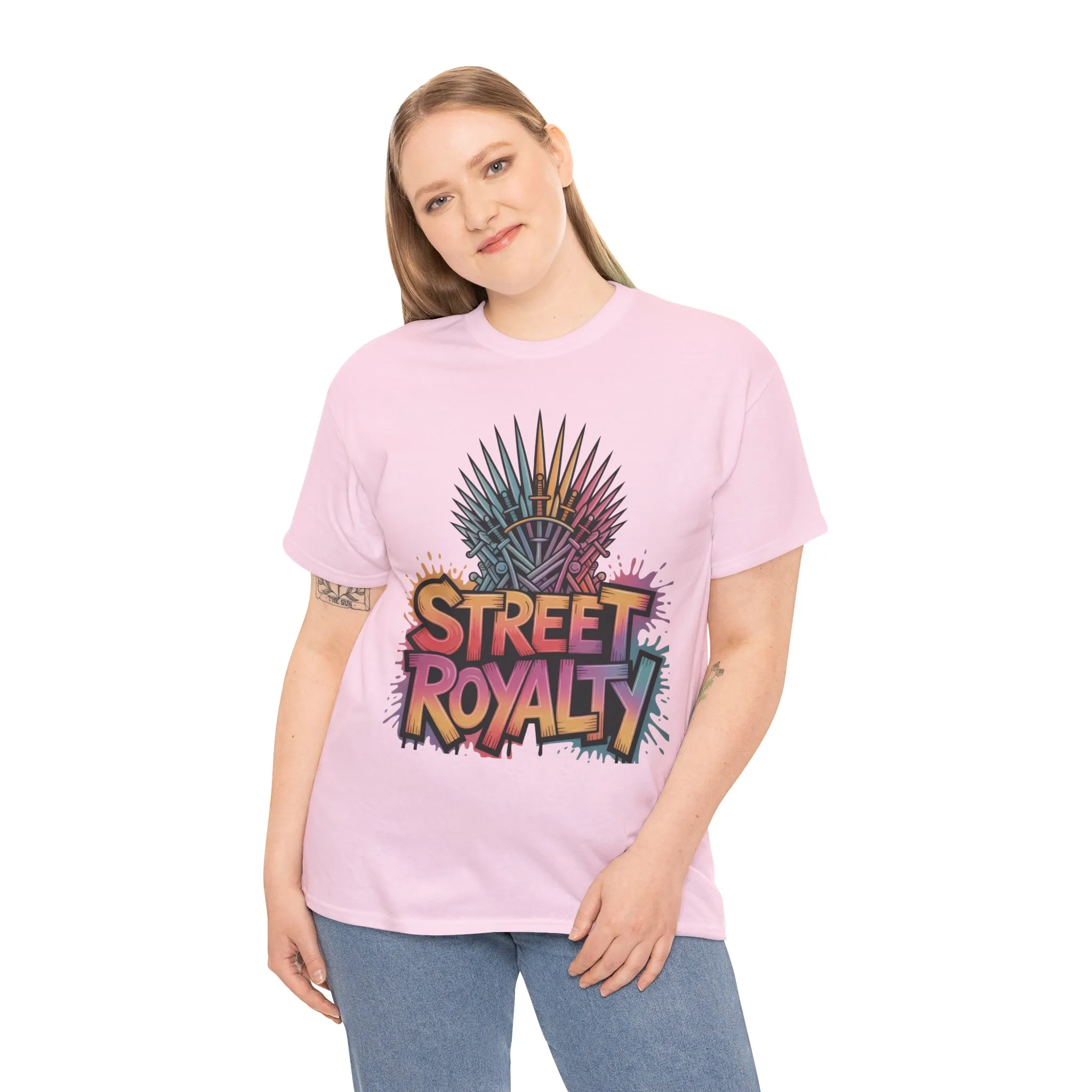 Street Royalty Women's T-Shirt, Graffiti Crown Graphic Tee, Urban Streetwear Top for Trendy Skater Girls - Image 23