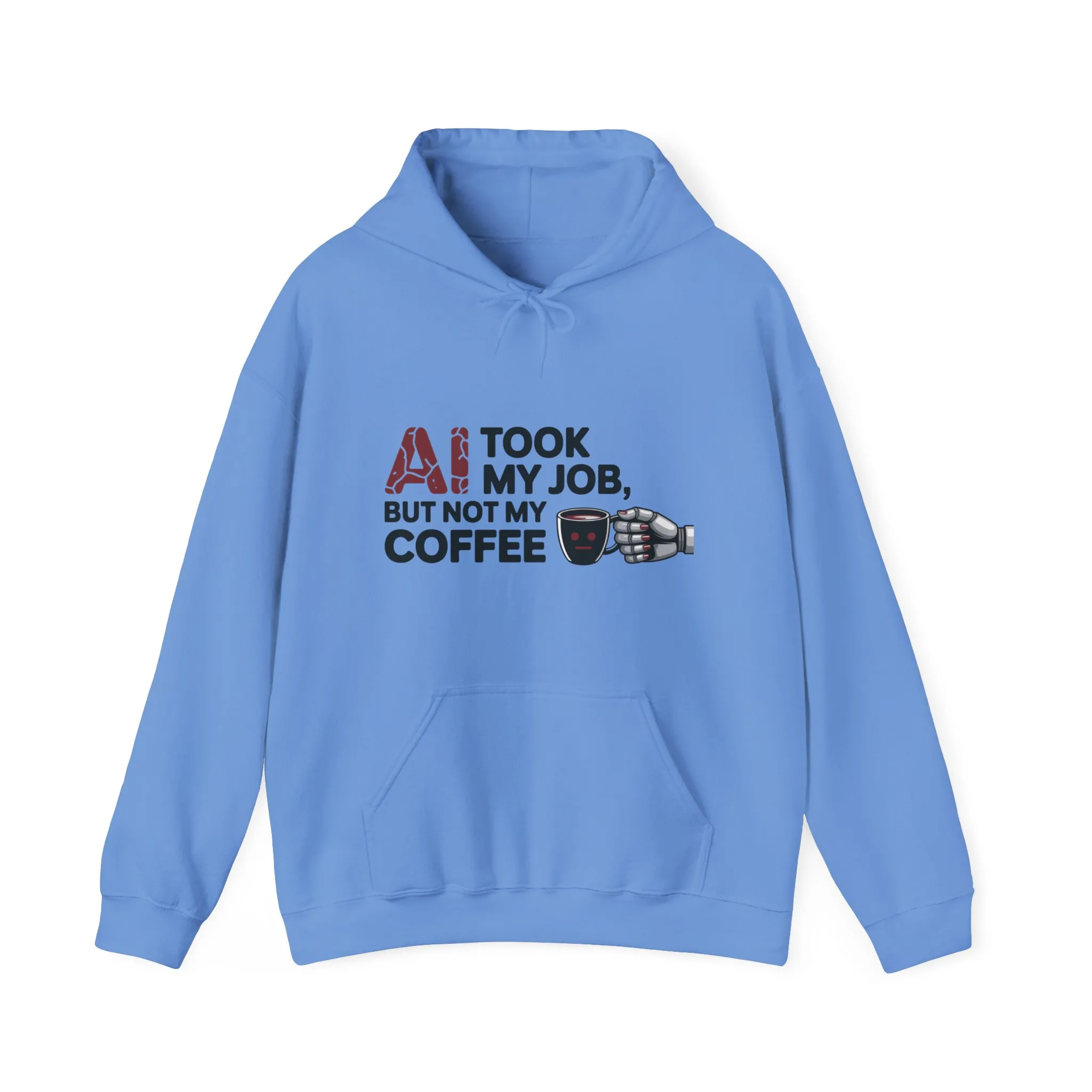 Women's AI Coffee Hoodie, Funny Robot Humor Pullover, Geek Job Joke Sweatshirt Gift, Sarcastic Work Shirt, Office Humor - Image 17