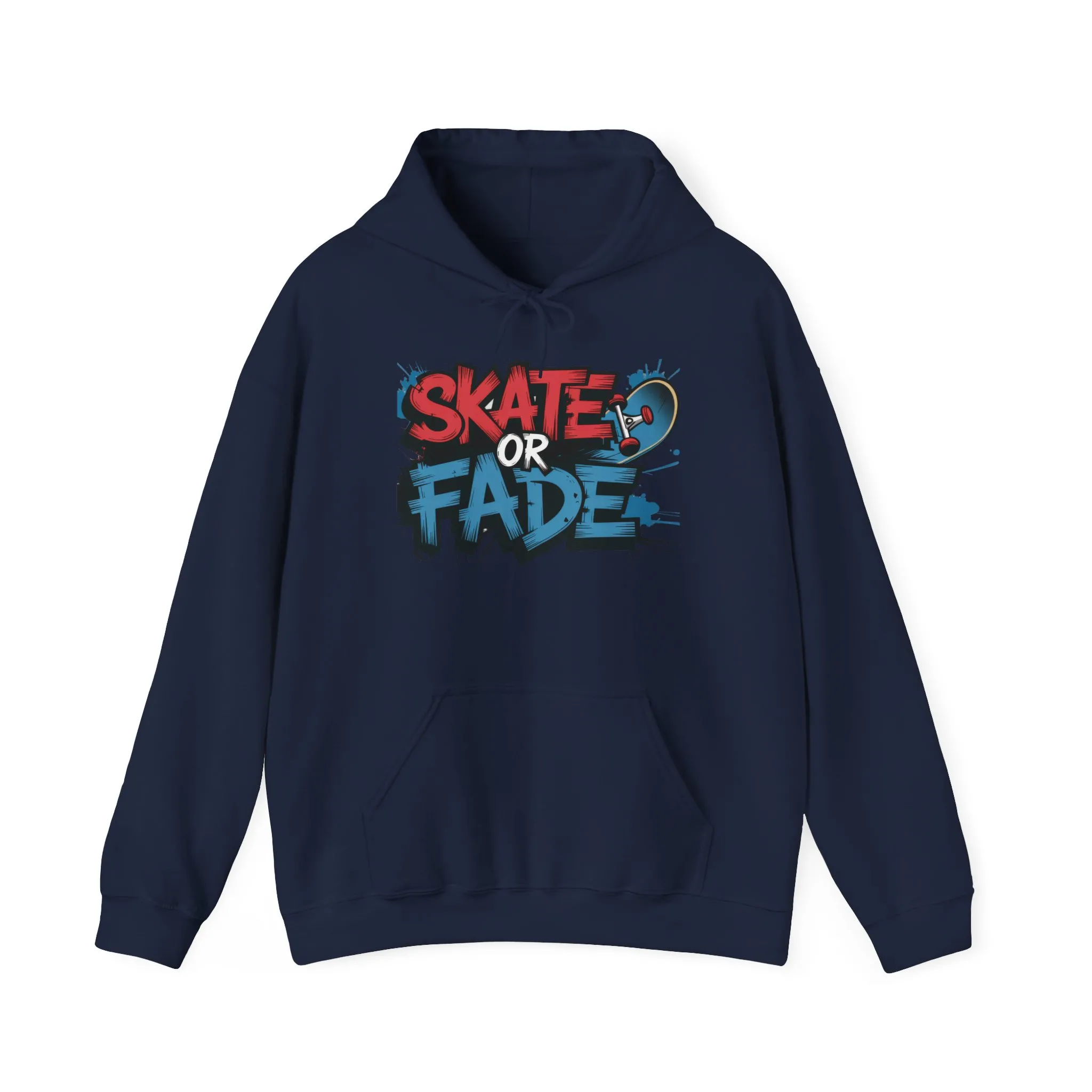 Skate Or Fade Men's Hoodie, Graffiti Skateboarding Pullover, Urban Streetwear Hoodie for Skaters - Image 31