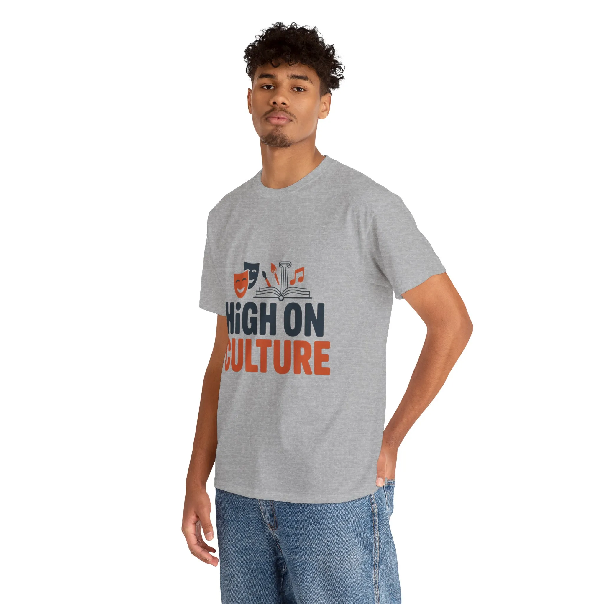 High on Culture Mens T-Shirt, Funny Cultural Graphic Tee, Art Humor - Image 12