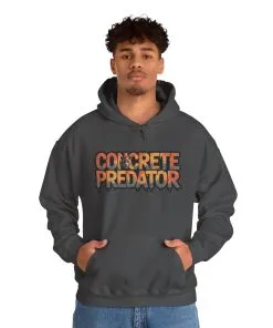 Mens Heavy Blend™ Hooded Sweatshirt, Concrete Predator Panther Hoodie Mens Urban Streetwear