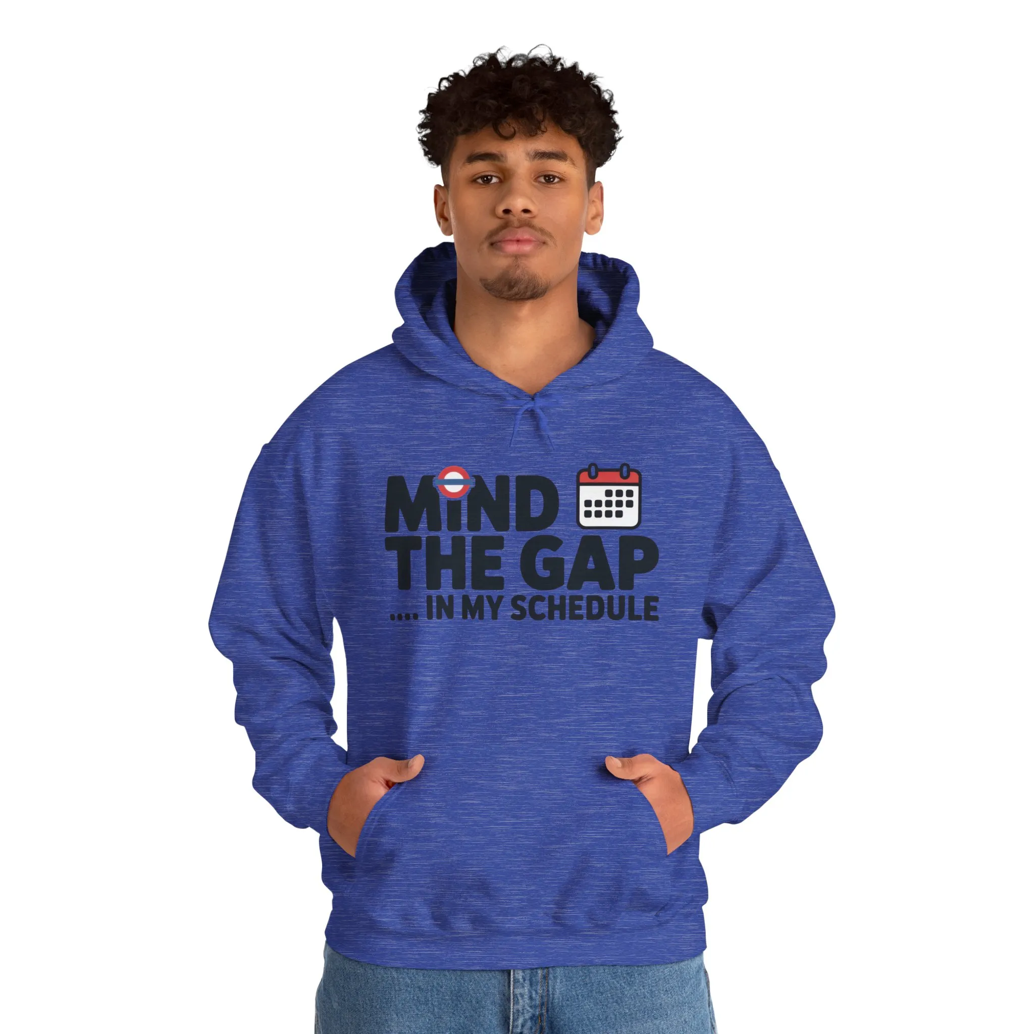 Men's Hoodie Funny Mind The Gap, Office Humor Hoodie, Comfy Graphic Sweatshirt