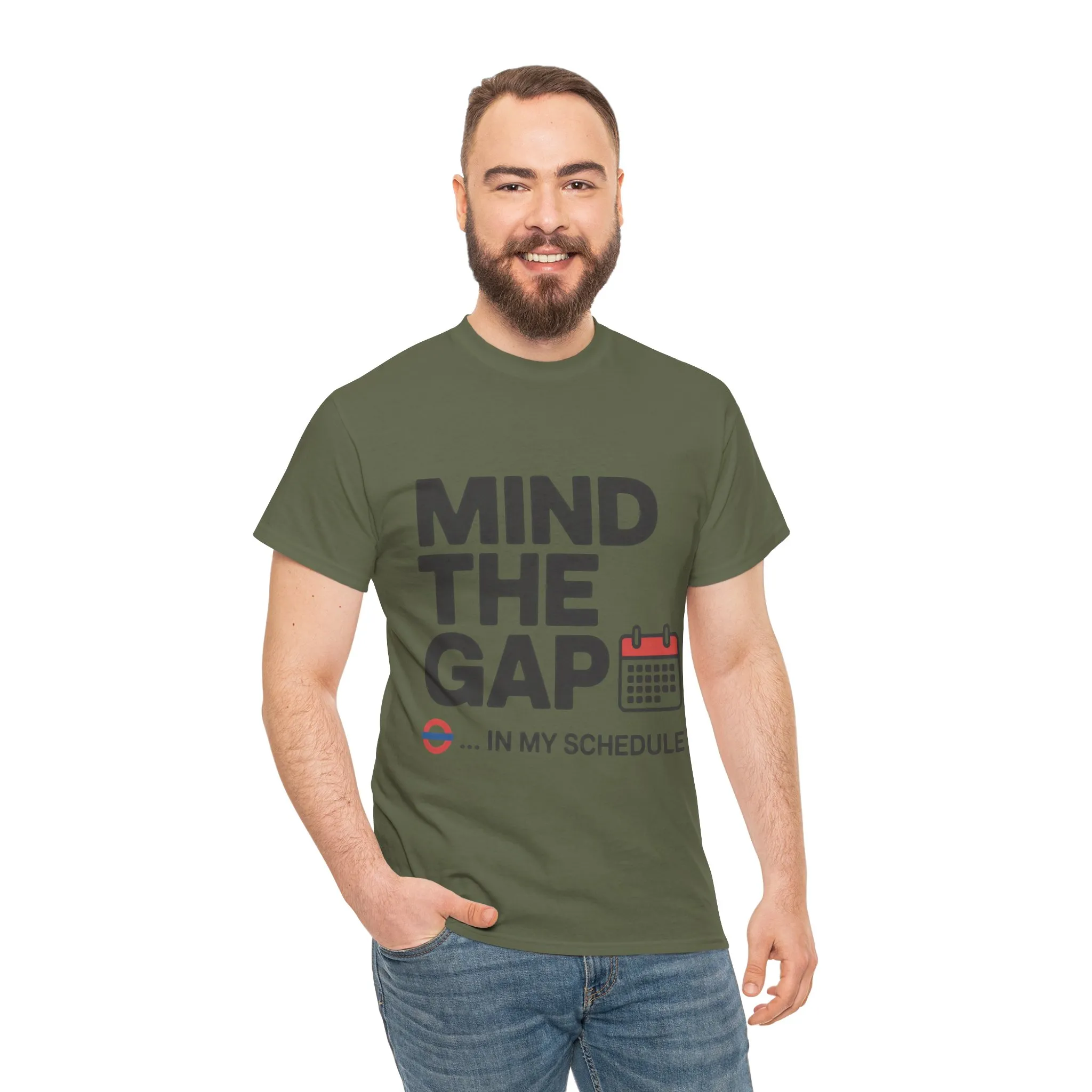 Funny Mind The Gap T-Shirt for Men, Office Humor Shirt - Image 11