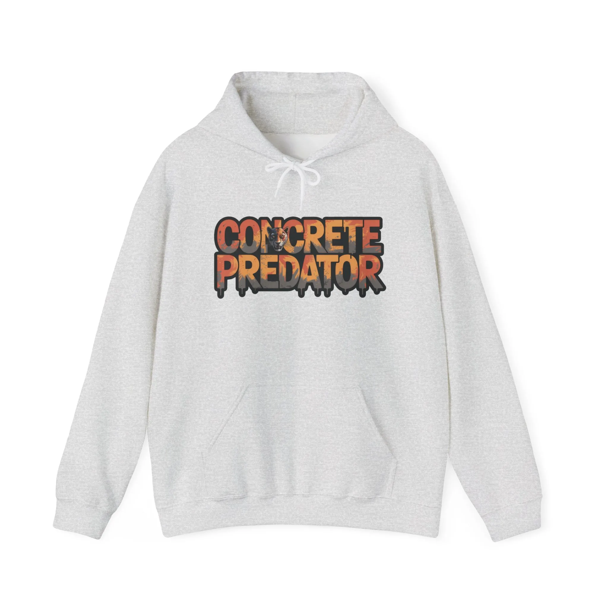 Mens Heavy Blend™ Hooded Sweatshirt, Concrete Predator Panther Hoodie Mens Urban Streetwear - Image 5