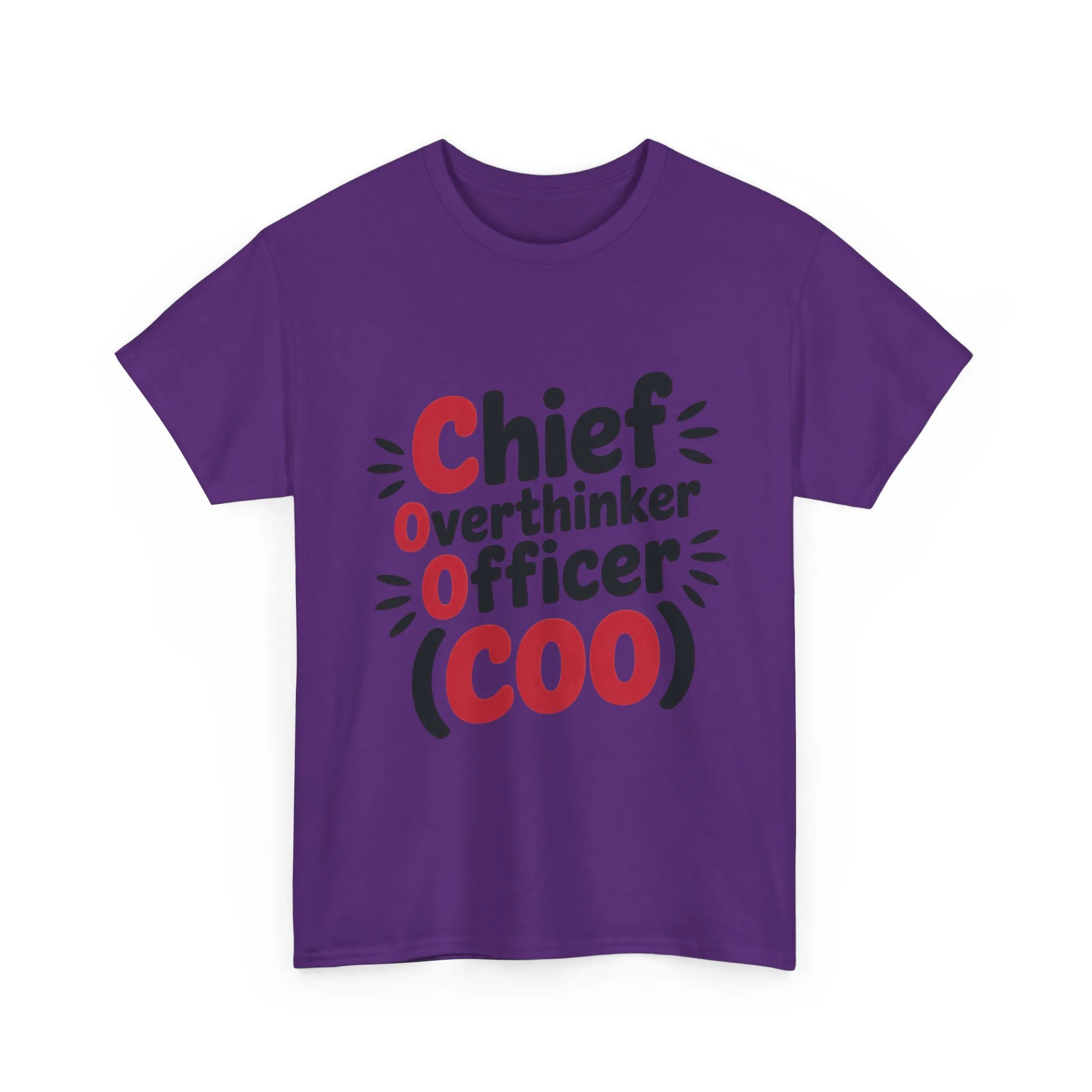 Women's COO T-Shirt, Chief Overthinker Officer Funny Graphic Tee, Sarcastic Work Shirt - Image 22