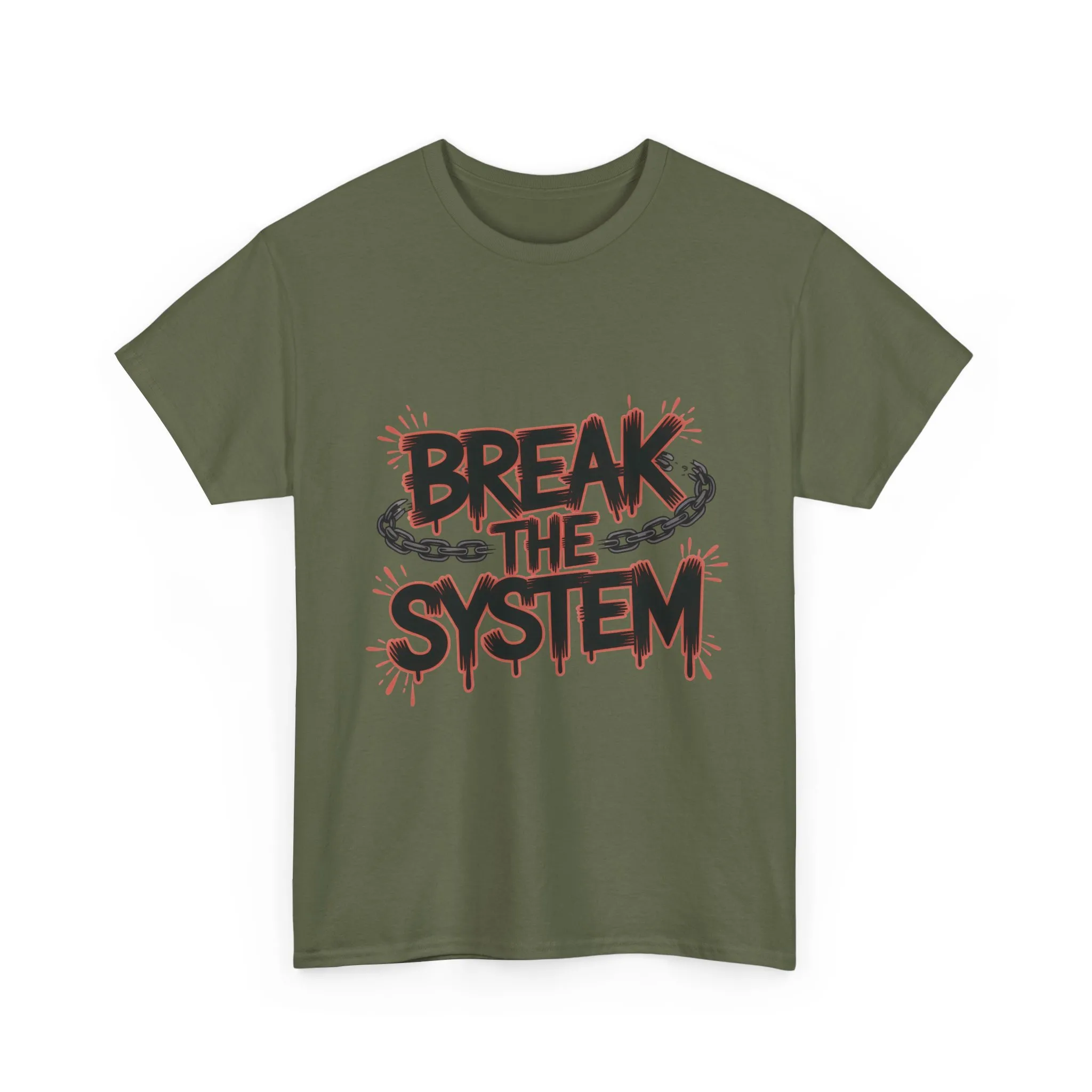 Men's Graphic Tee, Break the System Shirt, Streetwear Punk T-Shirt, Activist Gift for Him - Image 13