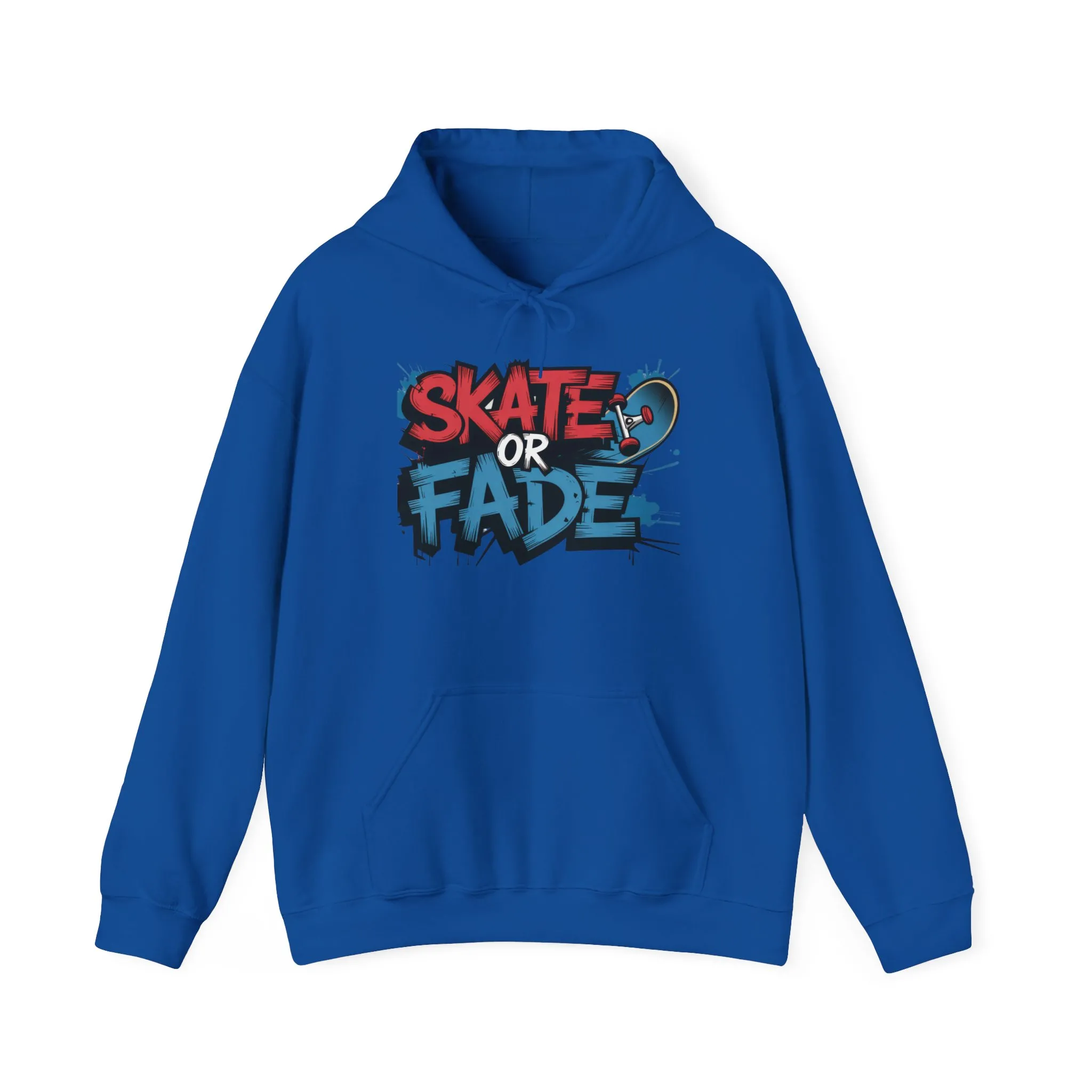 Skate Or Fade Men's Hoodie, Graffiti Skateboarding Pullover, Urban Streetwear Hoodie for Skaters - Image 27