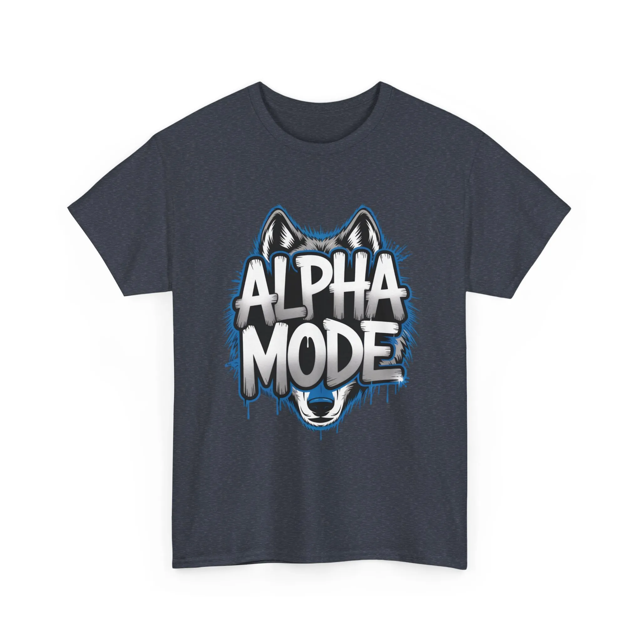 Alpha Mode Wolf Graphic Mens T-Shirt Streetwear, Alpha Tee, Wolf Tee, Street Tee, Wolf Art - Image 25
