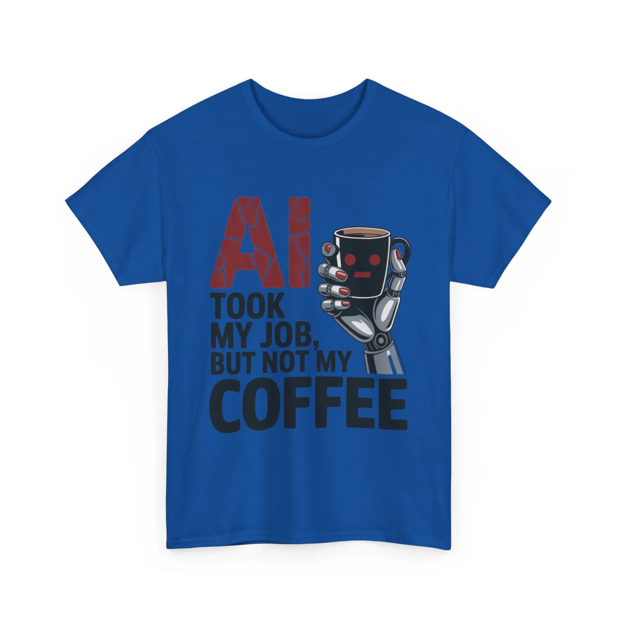Women's AI Coffee T-Shirt, Funny Robot Job Humor Tee, Geek Sarcastic Gift for Her, Sarcastic Work Shirt, Career Humor - Image 22