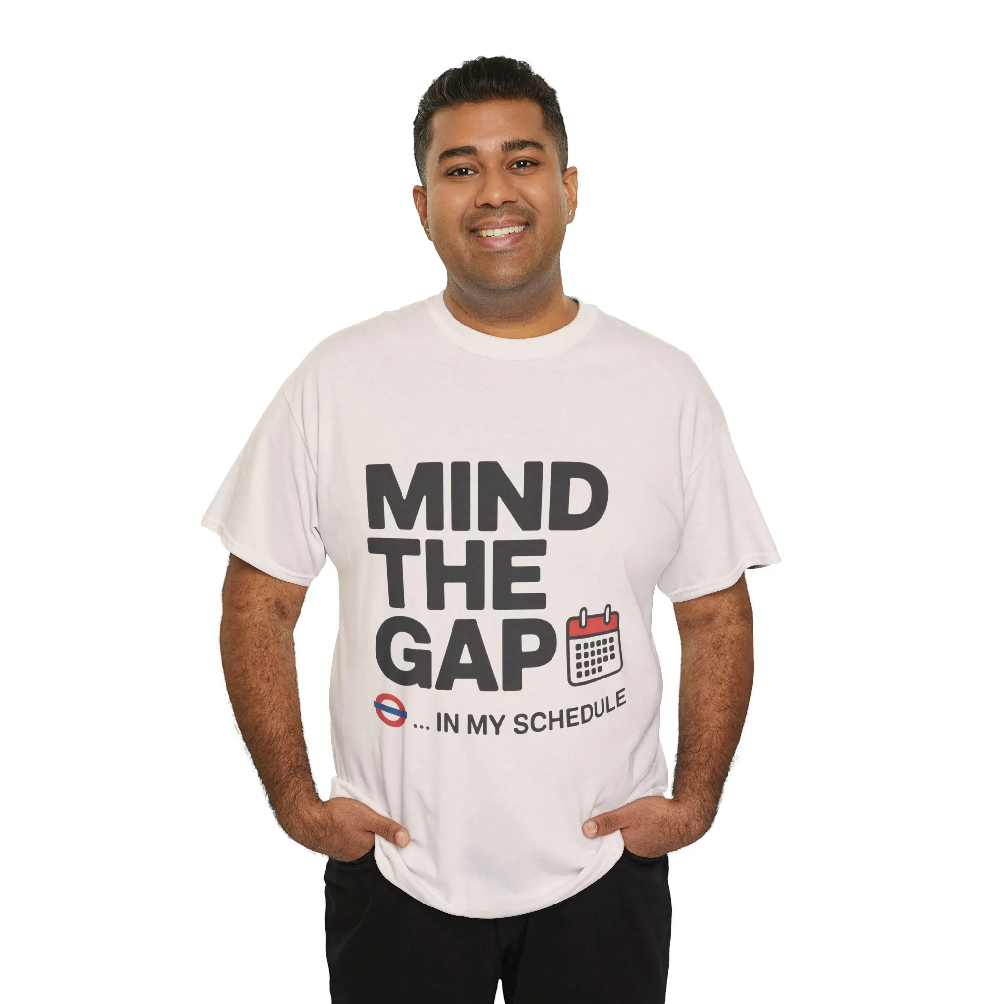 Funny Mind The Gap T-Shirt for Men, Office Humor Shirt - Image 9