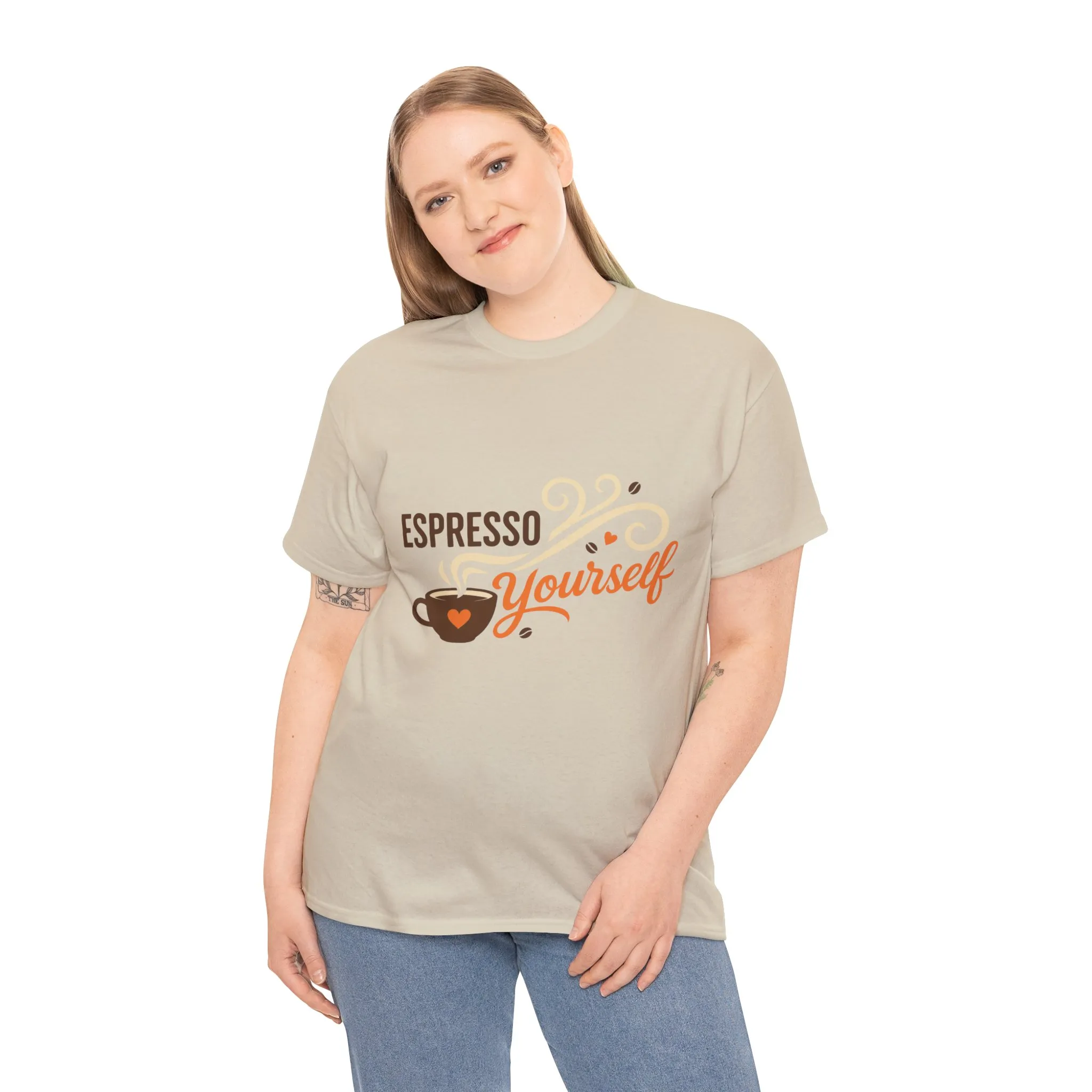 Espresso Yourself Coffee Lover Womens T-Shirt, Funny Barista Graphic Tee Gift - Image 6