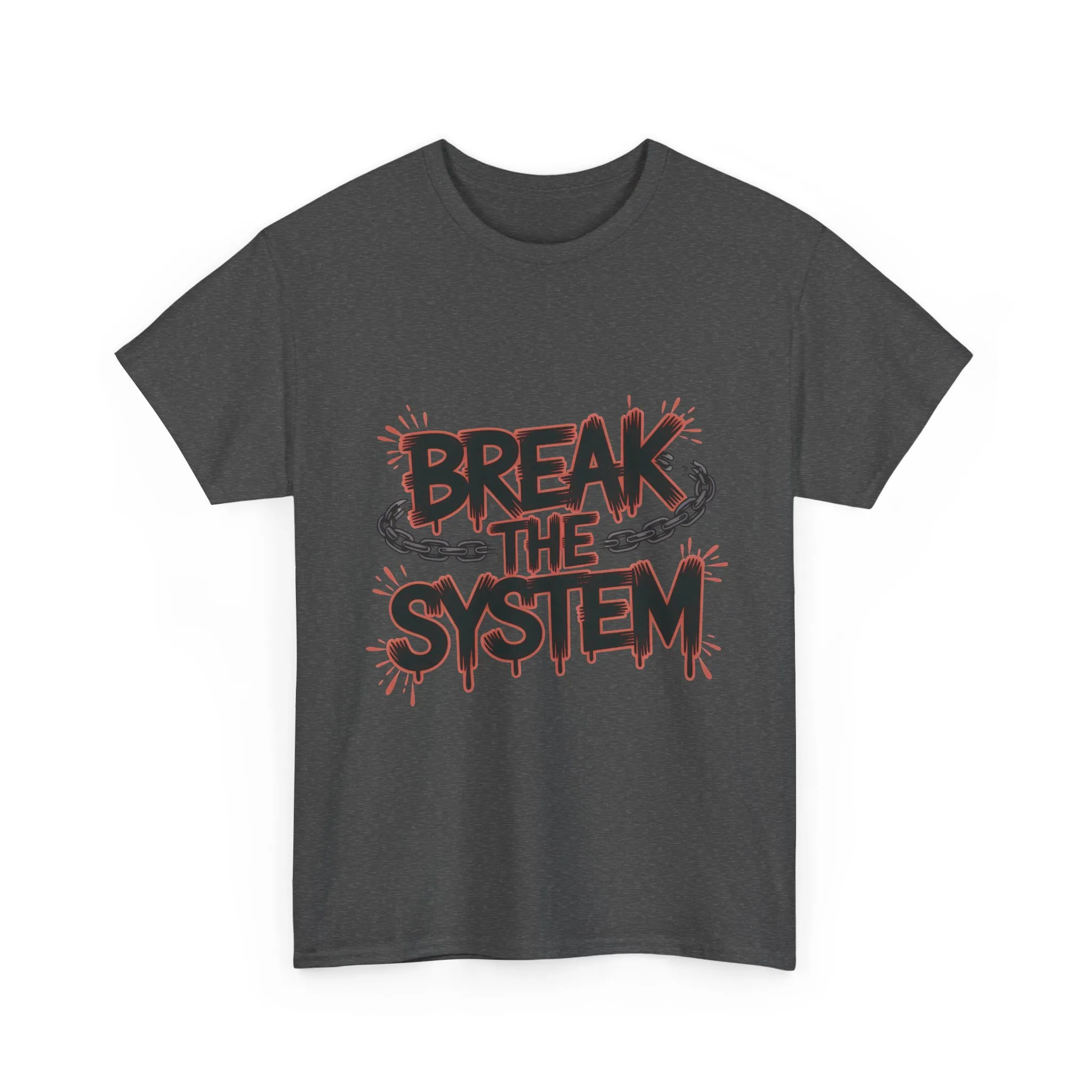 Men's Graphic Tee, Break the System Shirt, Streetwear Punk T-Shirt, Activist Gift for Him - Image 19