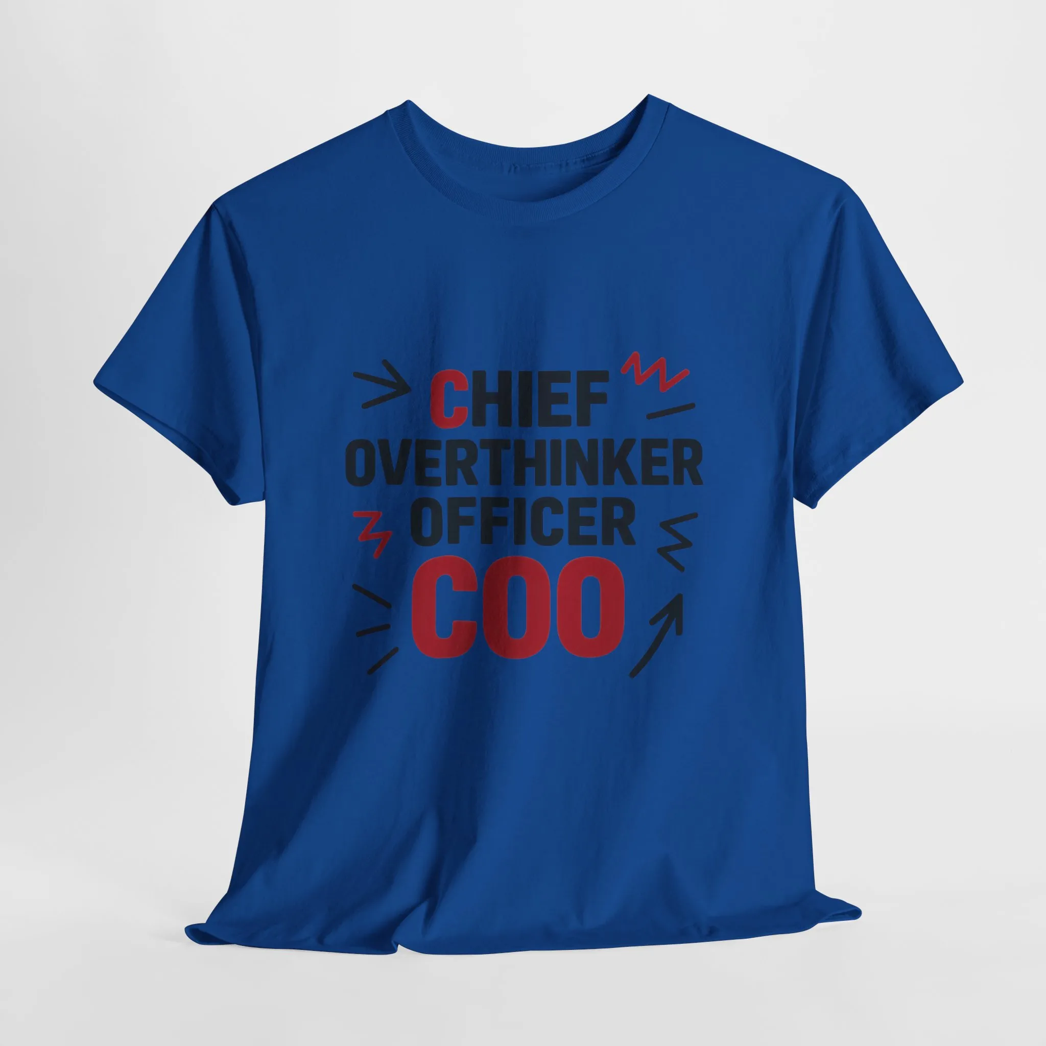 Men's COO T-Shirt, Chief Overthinker Officer Funny Graphic Tee, Office Humor Shirt for Him - Image 27