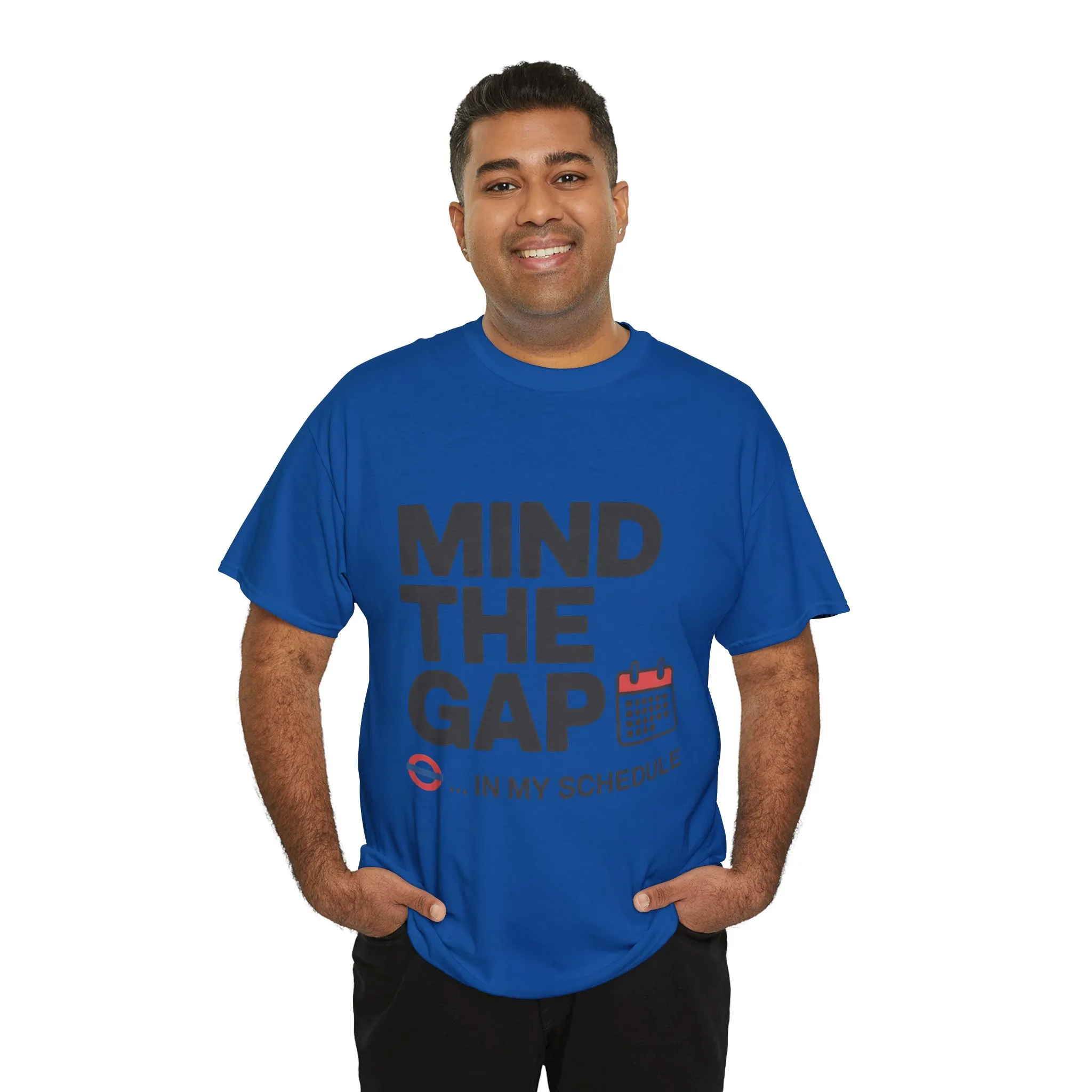 Funny Mind The Gap T-Shirt for Men, Office Humor Shirt - Image 27
