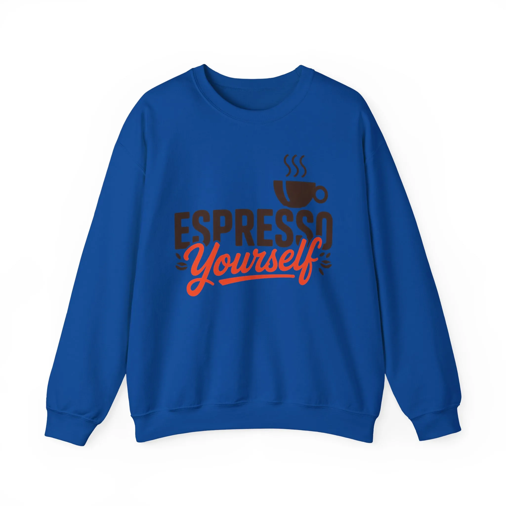 Mens Heavy Blend™ Crewneck Sweatshirt, Espresso Yourself Sweatshirt, Funny Coffee Lover Mens Crewneck, Cafe Lover Gift - Image 25