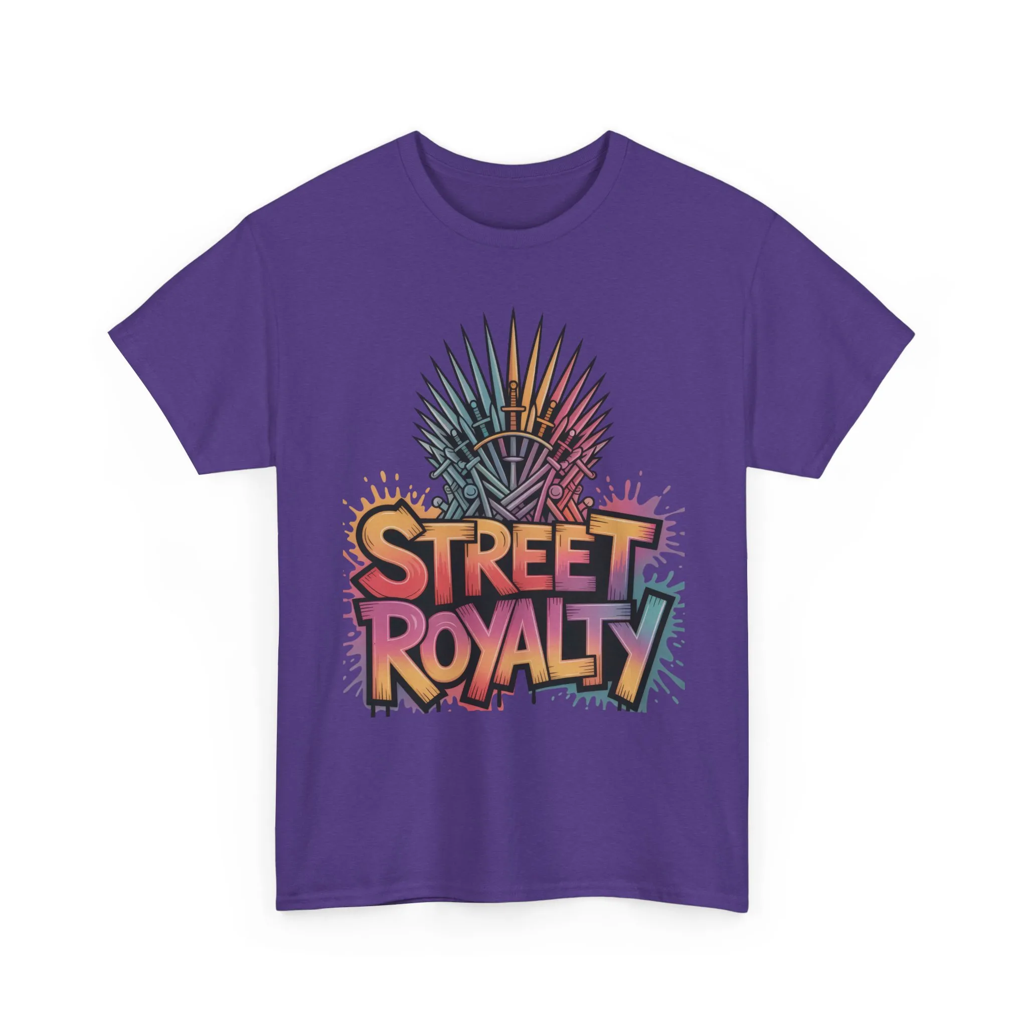 Street Royalty Women's T-Shirt, Graffiti Crown Graphic Tee, Urban Streetwear Top for Trendy Skater Girls - Image 21