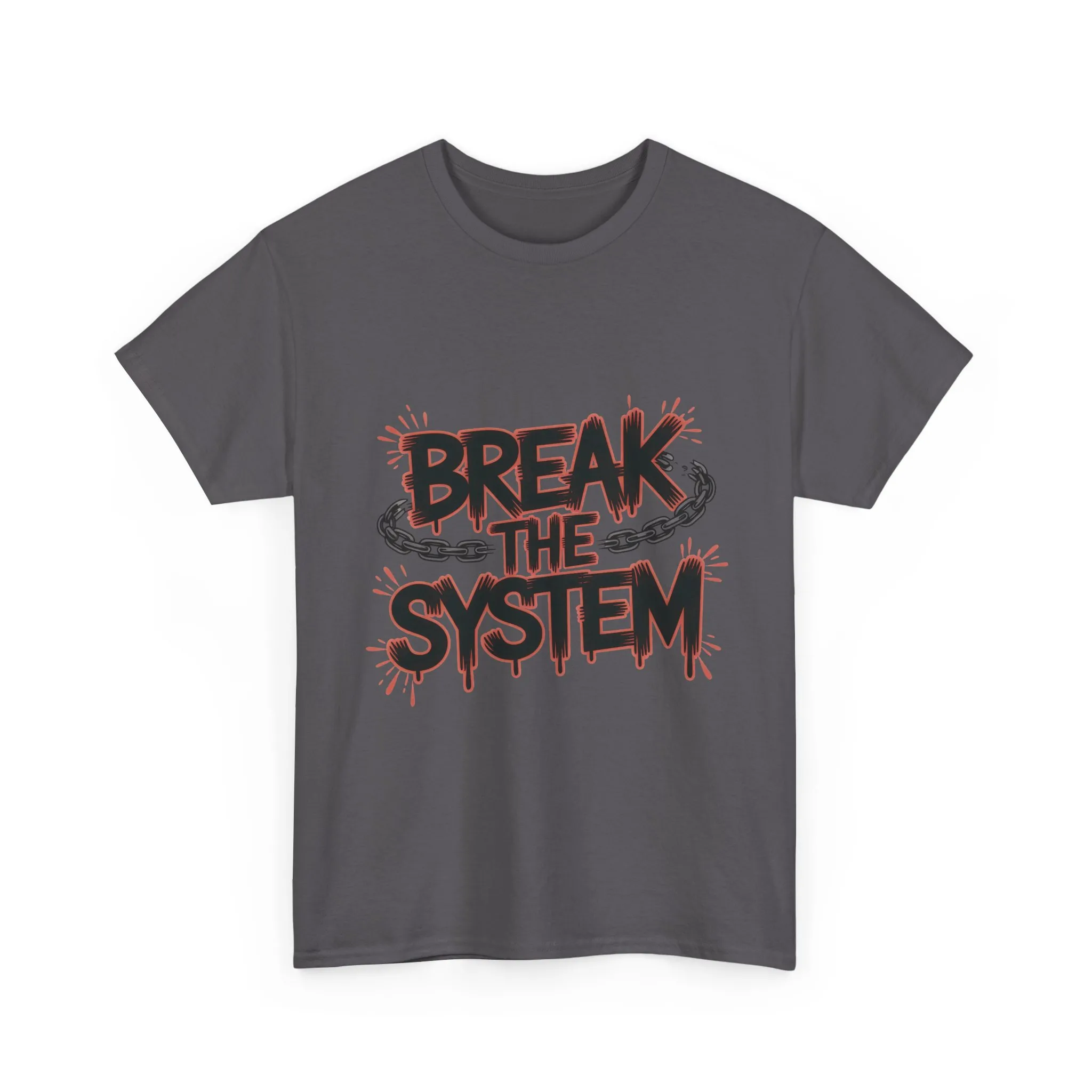 Men's Graphic Tee, Break the System Shirt, Streetwear Punk T-Shirt, Activist Gift for Him - Image 22