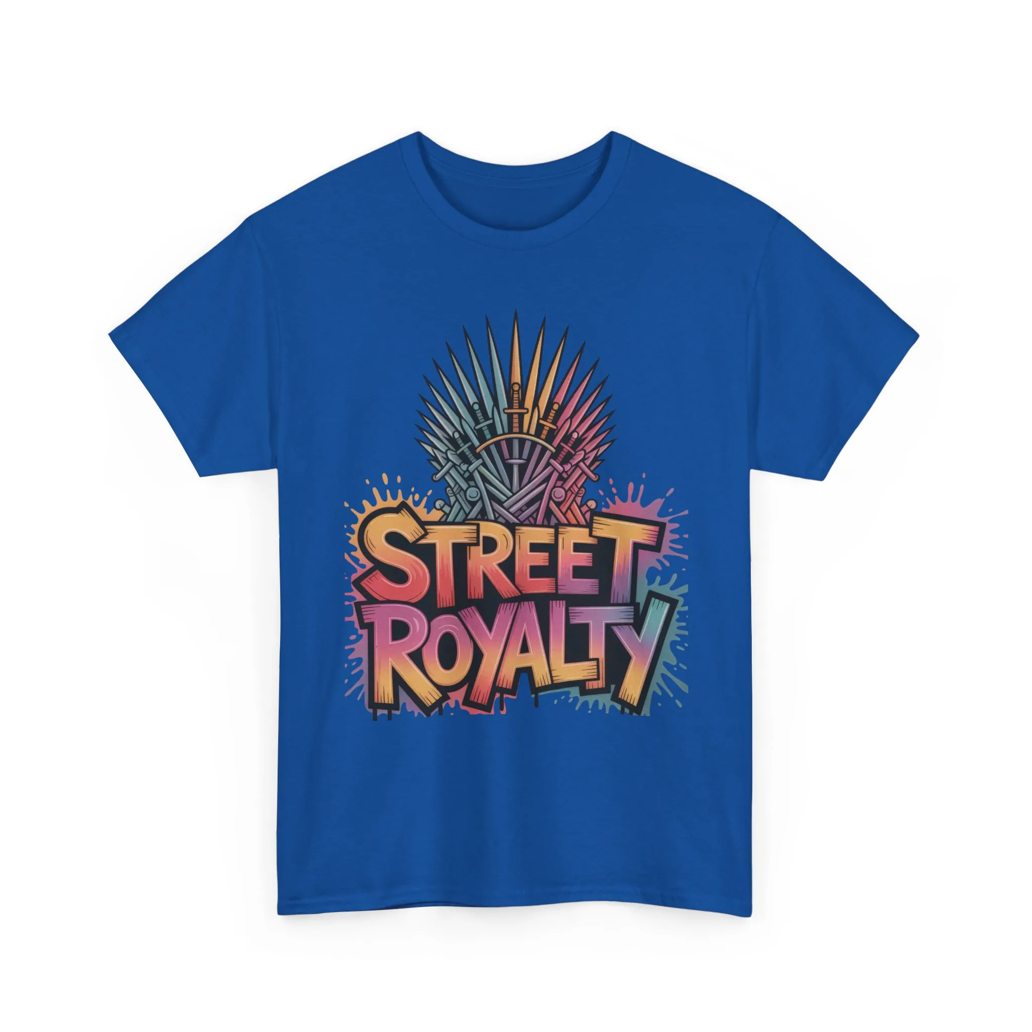 Street Royalty Women's T-Shirt, Graffiti Crown Graphic Tee, Urban Streetwear Top for Trendy Skater Girls - Image 15