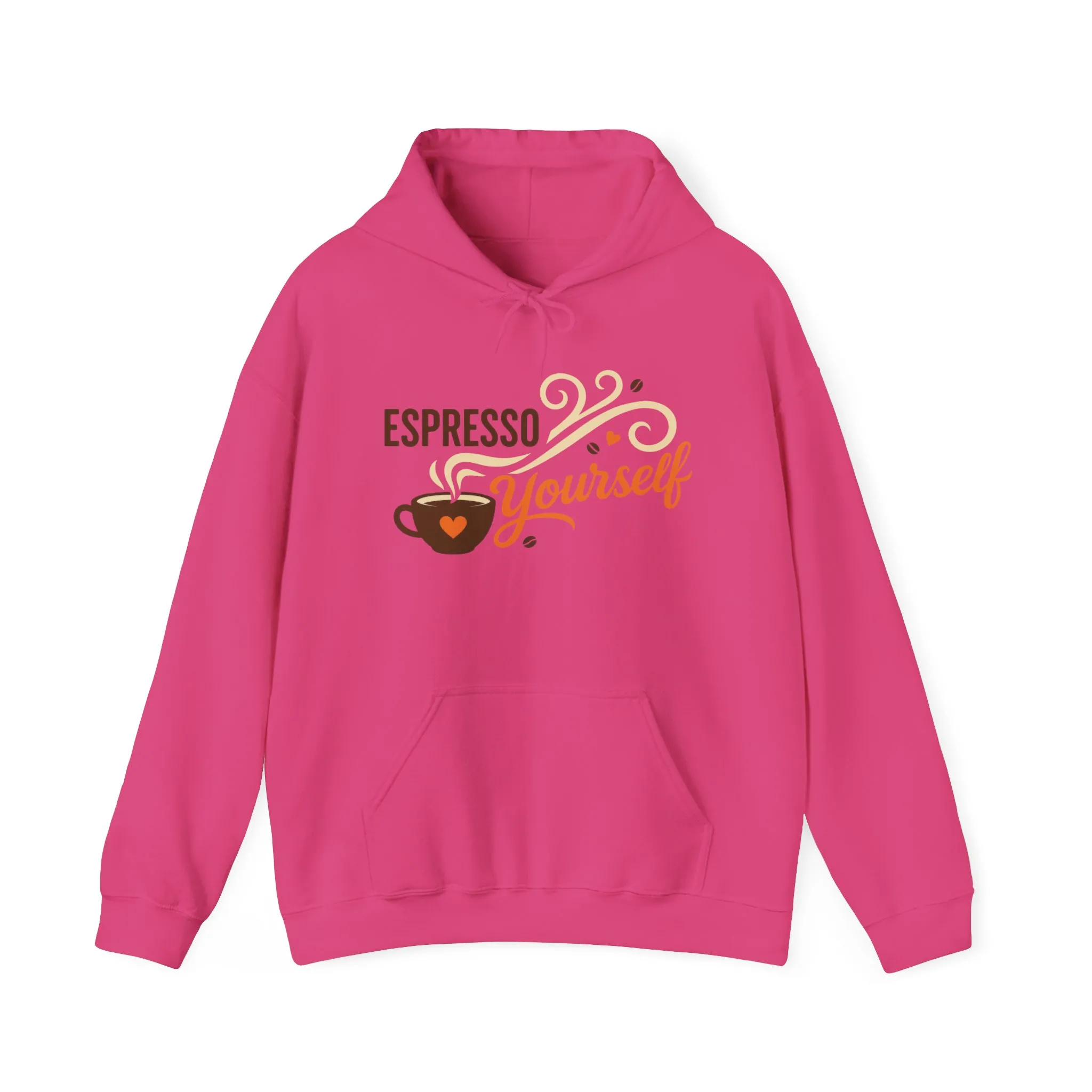 Espresso Yourself Coffee Hoodie, Funny Womens Barista Gift, Cozy Cafe Sweatshirt - Image 29