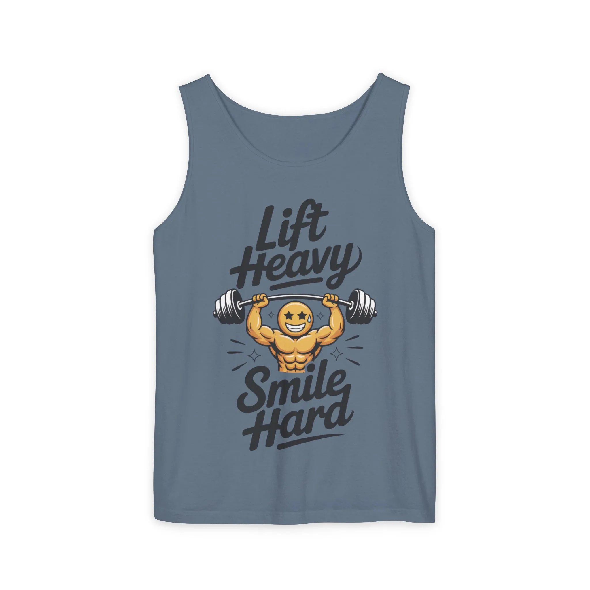 Mens Lift Heavy Smile Hard Tank Top, Funny Gym Workout Fitness Shirt, Mens Funny Gym Tank - Image 22