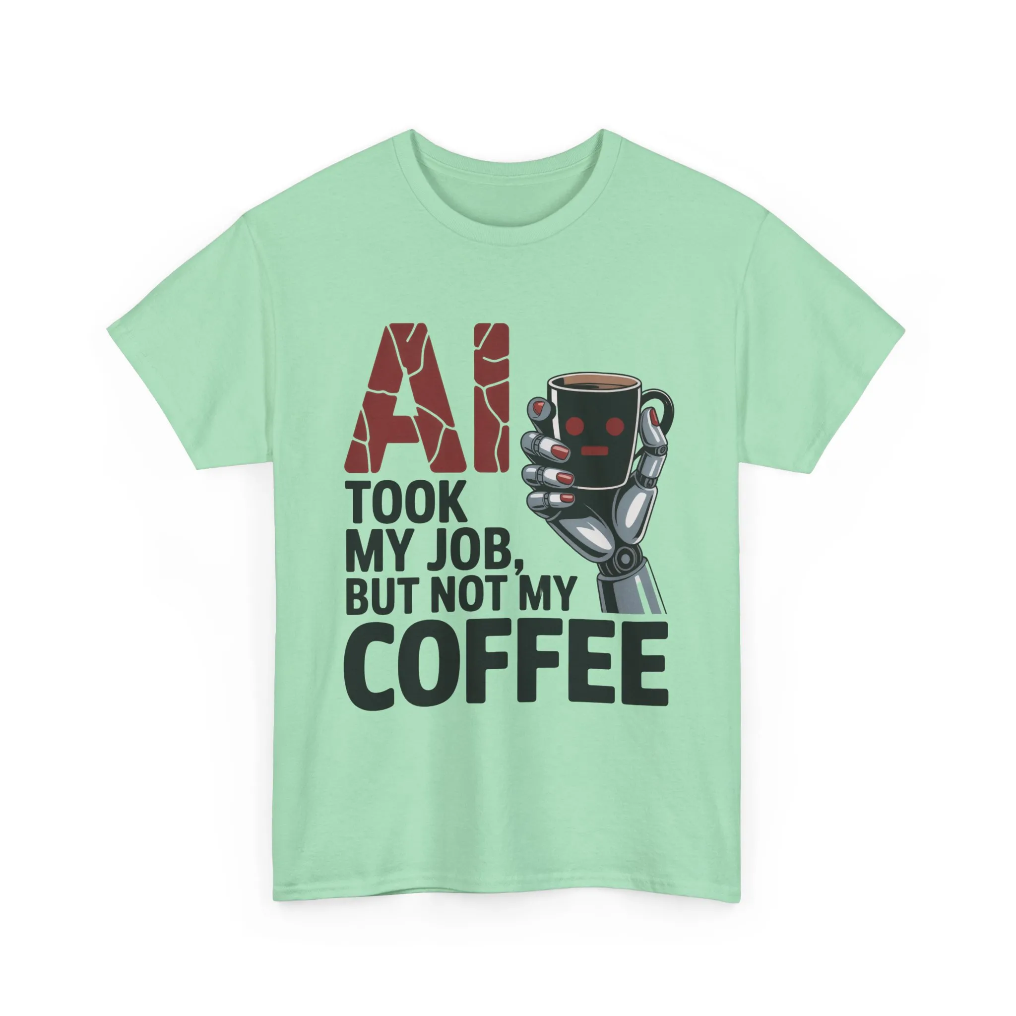 Women's AI Coffee T-Shirt, Funny Robot Job Humor Tee, Geek Sarcastic Gift for Her, Sarcastic Work Shirt, Career Humor - Image 31