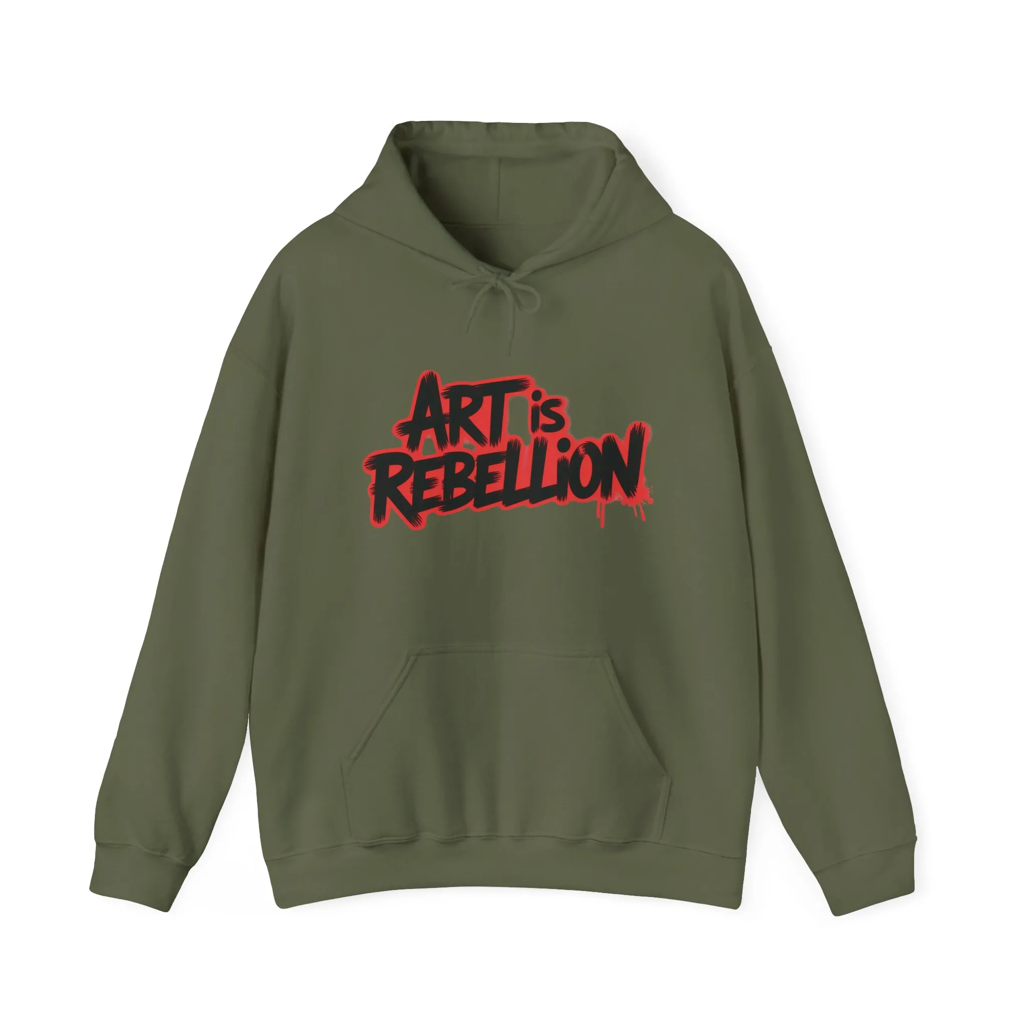 Men's Heavy Blend™ Hooded Sweatshirt, Art Is Rebellion Men's Hoodie, Graffiti Street Art Pullover, Urban Rebellion Hoodie for Skaters - Image 9