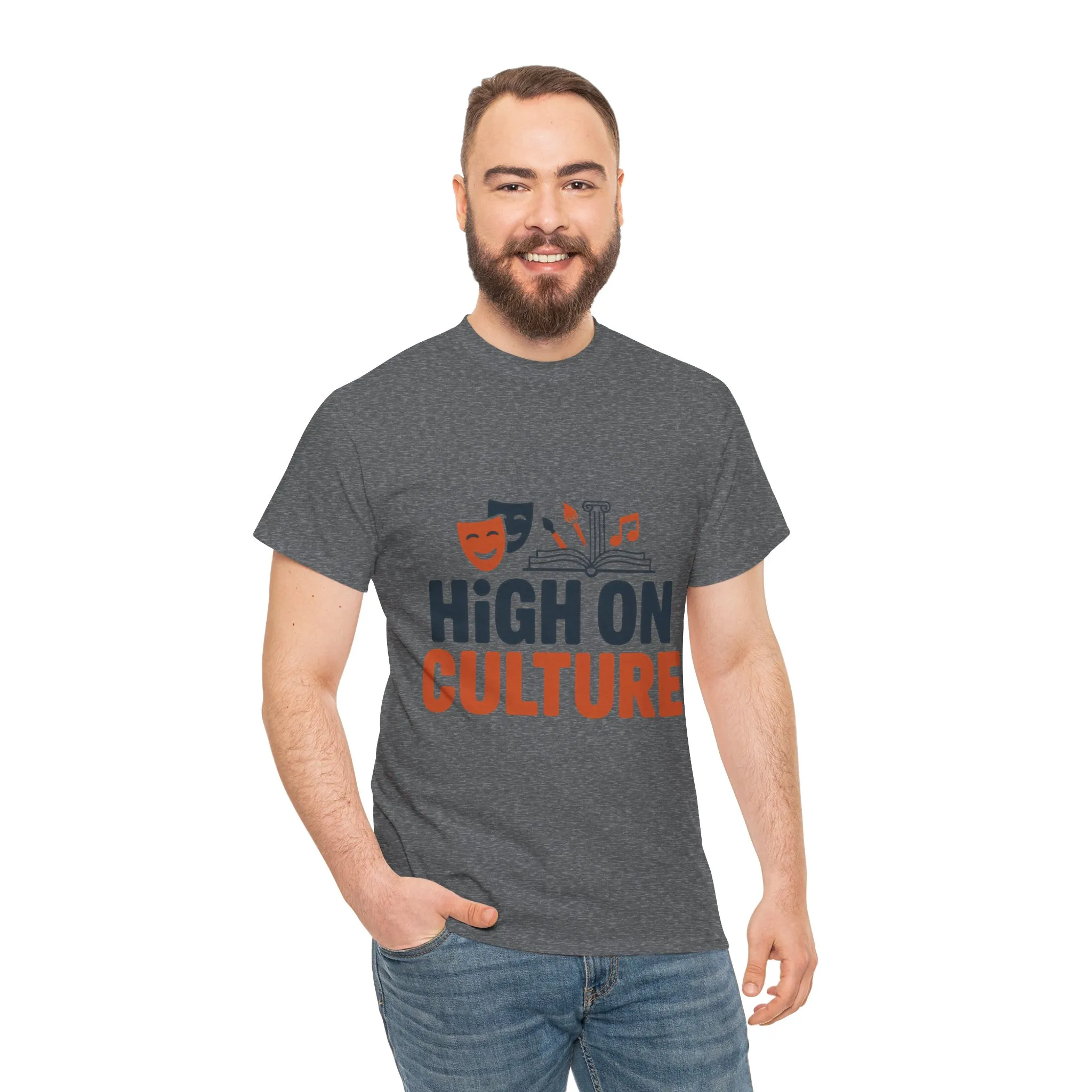High on Culture Mens T-Shirt, Funny Cultural Graphic Tee, Art Humor - Image 20