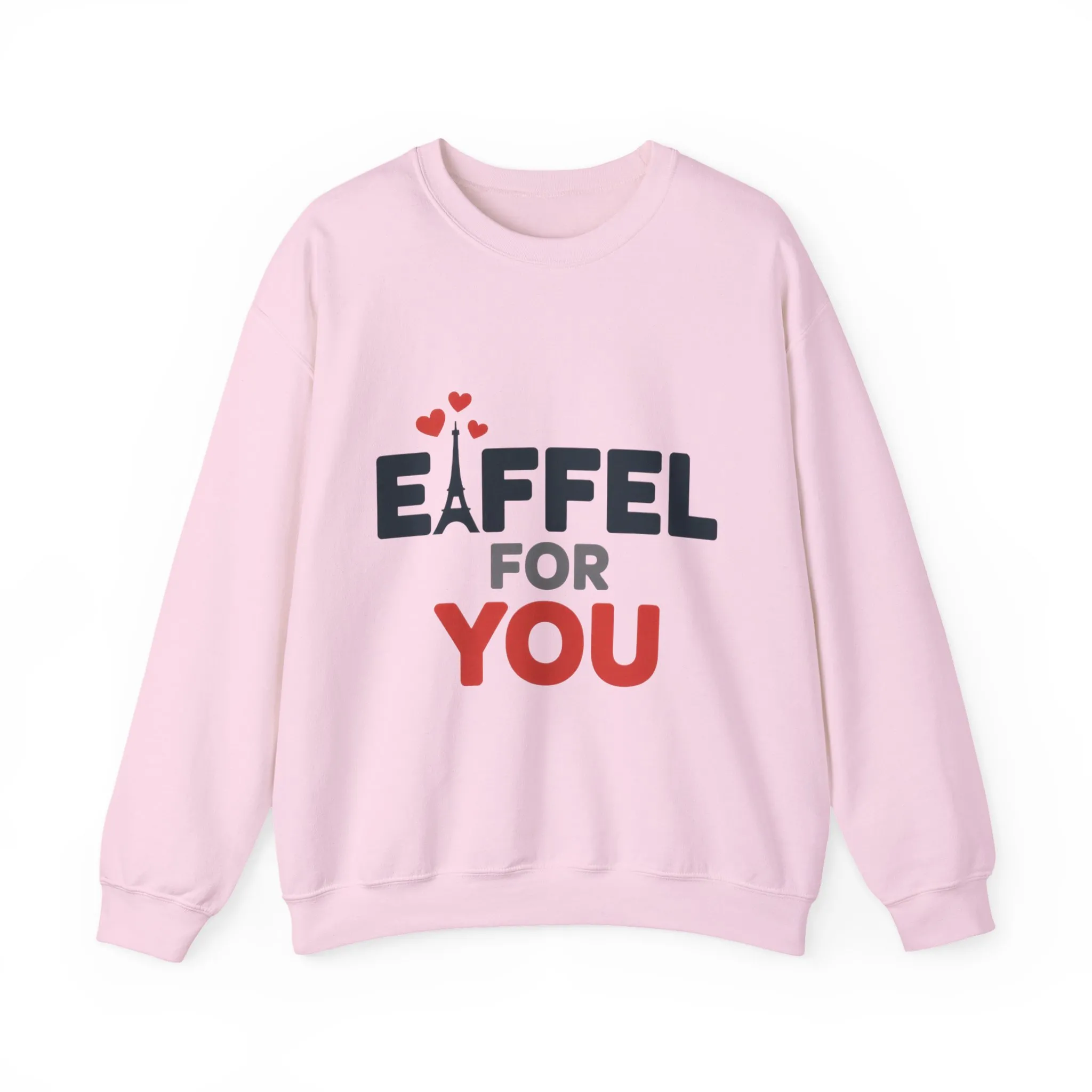 Womens Heavy Blend™ Crewneck Sweatshirt, Eiffel For You Romantic Paris Womens Sweatshirt - Image 2