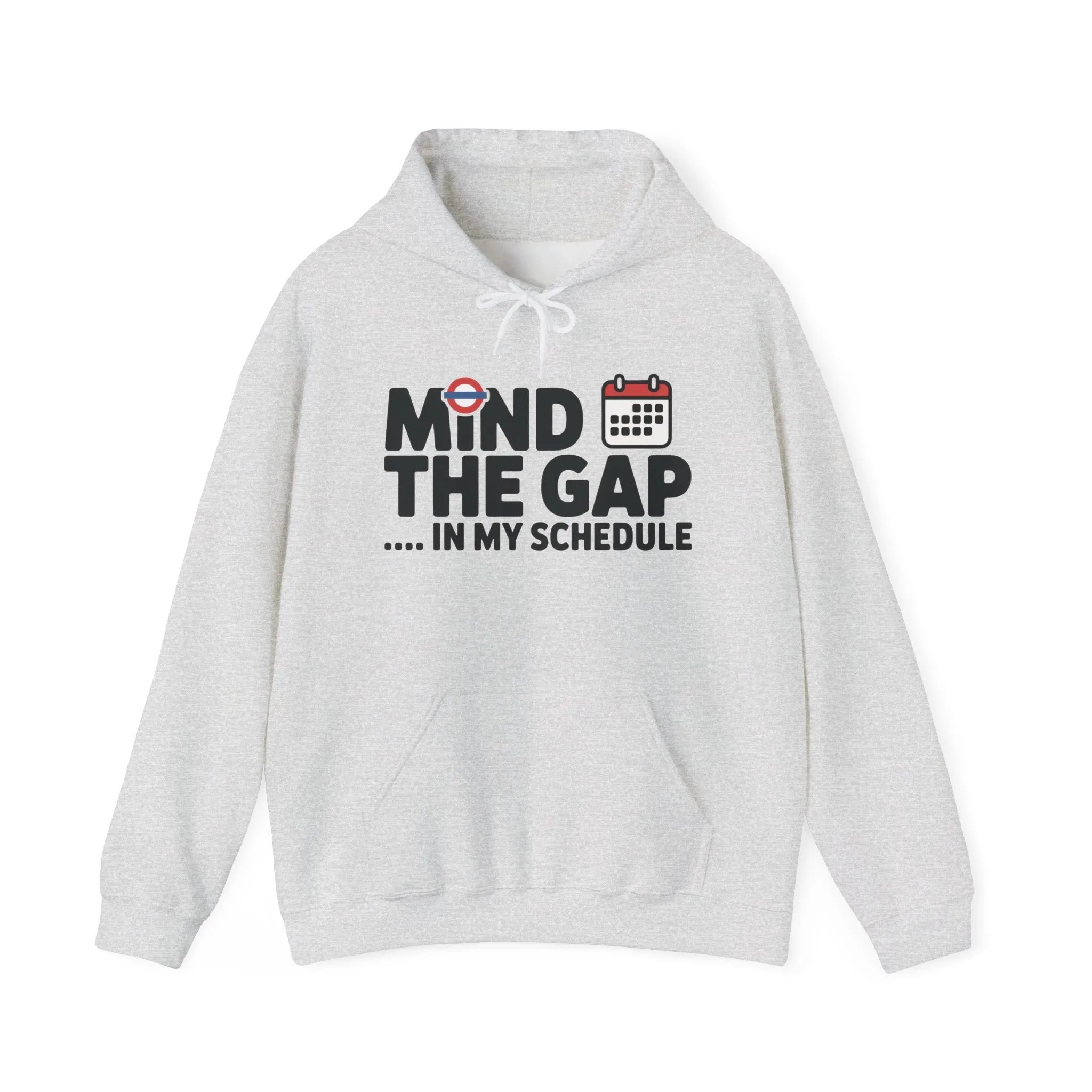 Men's Hoodie Funny Mind The Gap, Office Humor Hoodie, Comfy Graphic Sweatshirt - Image 5