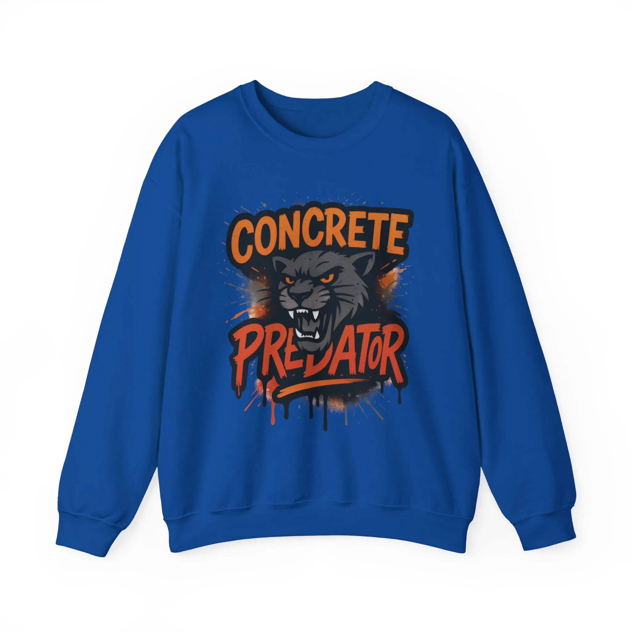 Mens Heavy Blend™ Crewneck Sweatshirt, Concrete Predator Mens Panther Crewneck Sweatshirt - Image 25