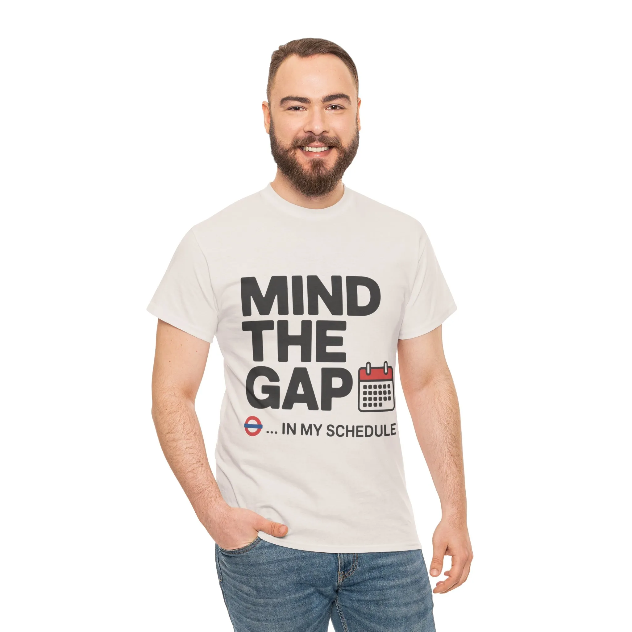 Funny Mind The Gap T-Shirt for Men, Office Humor Shirt - Image 8