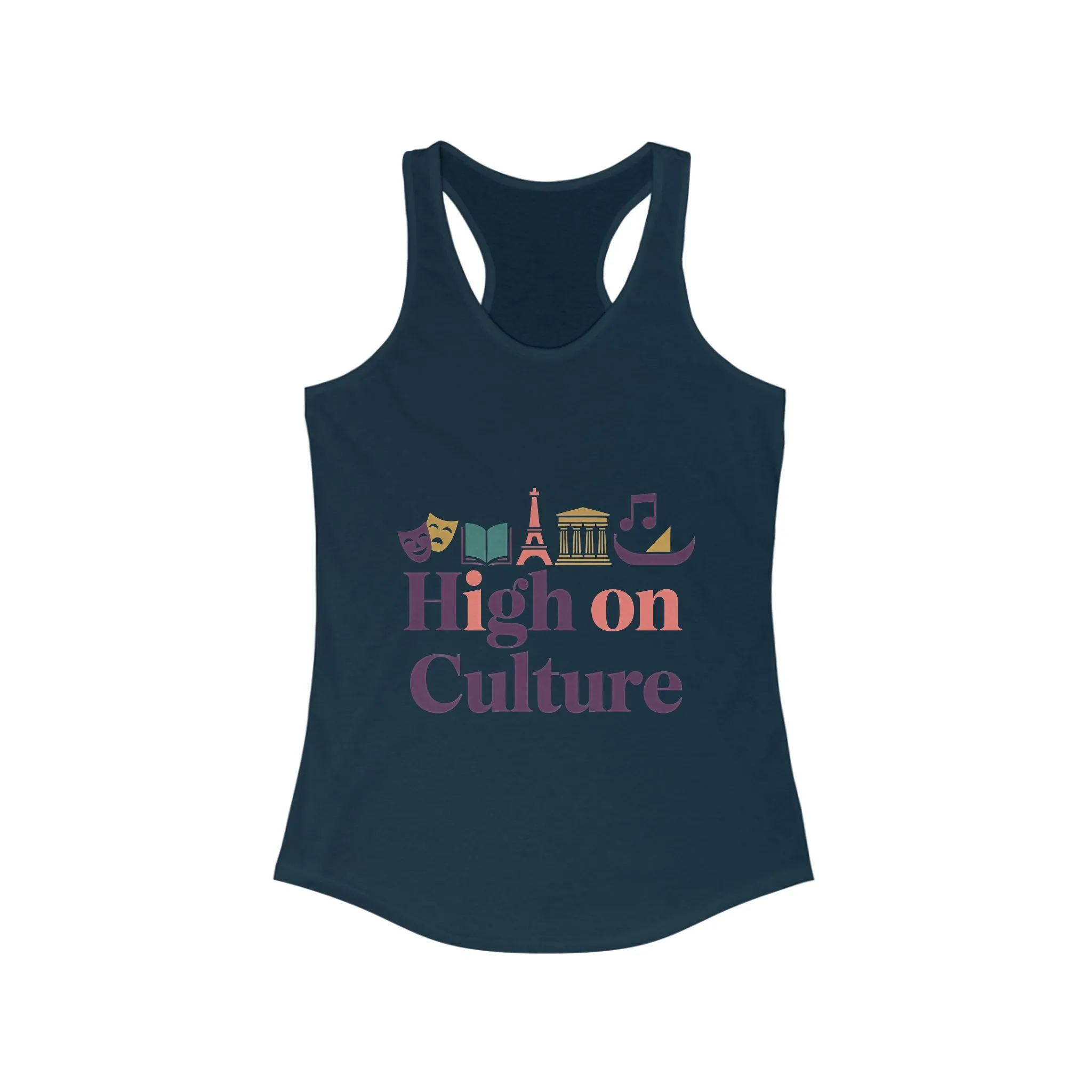 Women's Ideal Racerback Tank, High on Culture Womens Tank Top, Fun Feminine Artistic Shirt - Image 15