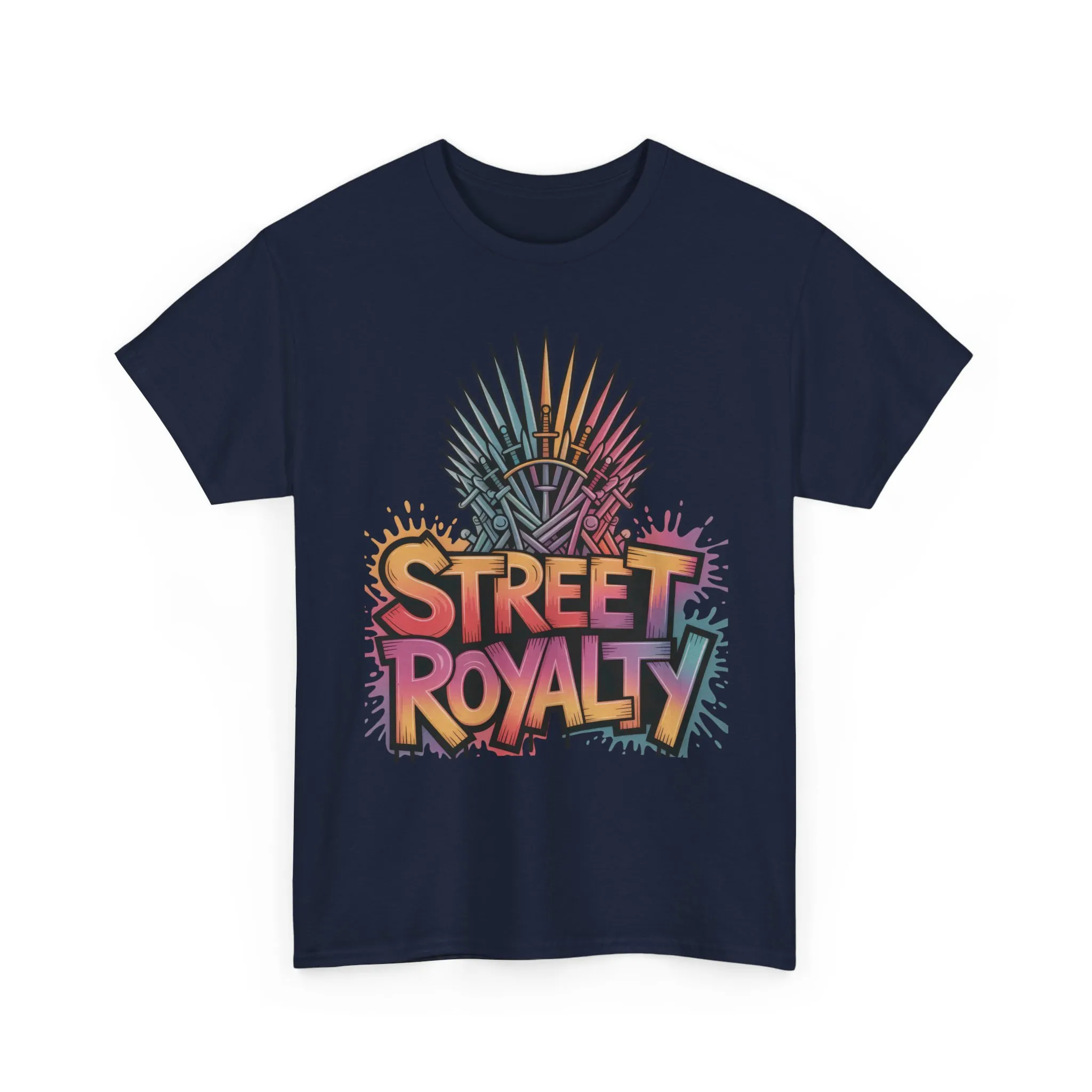Street Royalty Women's T-Shirt, Graffiti Crown Graphic Tee, Urban Streetwear Top for Trendy Skater Girls - Image 18
