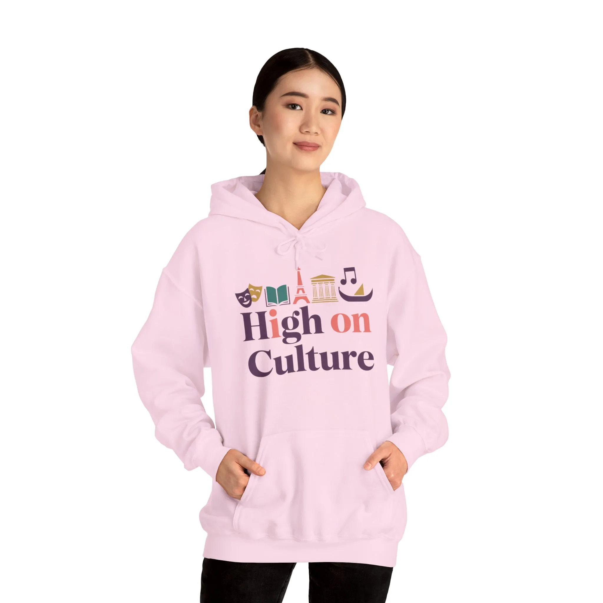 Womens Heavy Blend™ Hooded Sweatshirt, High on Culture Womens Hoodie, Cozy Cultural Graphic Hoodie - Image 35