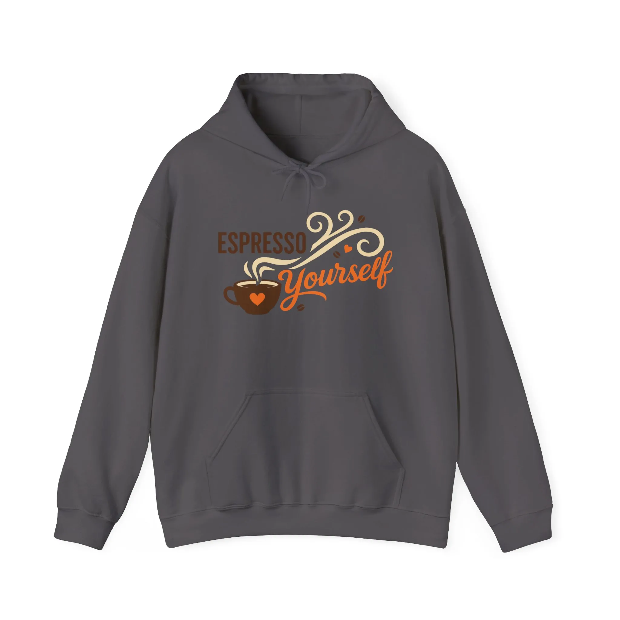 Espresso Yourself Coffee Hoodie, Funny Womens Barista Gift, Cozy Cafe Sweatshirt - Image 13