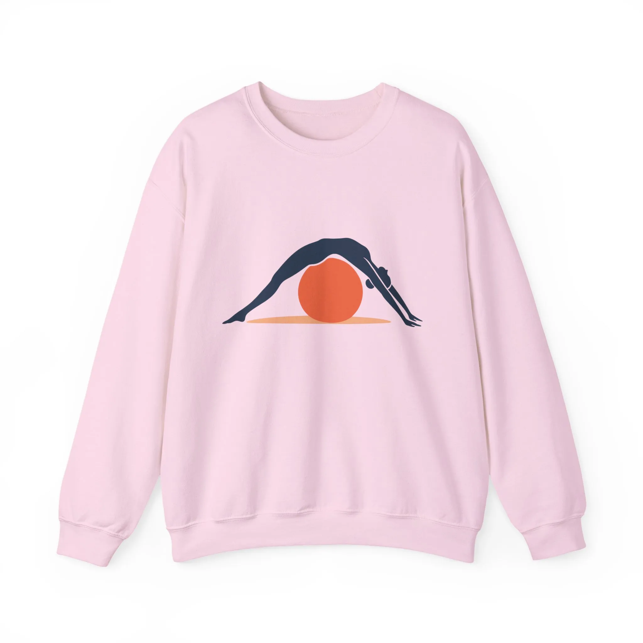 Womens Heavy Blend™ Crewneck Sweatshirt, Womens Pilates Sweatshirt, Yoga Fitness Graphic Pullover, Cute Workout Top - Image 19