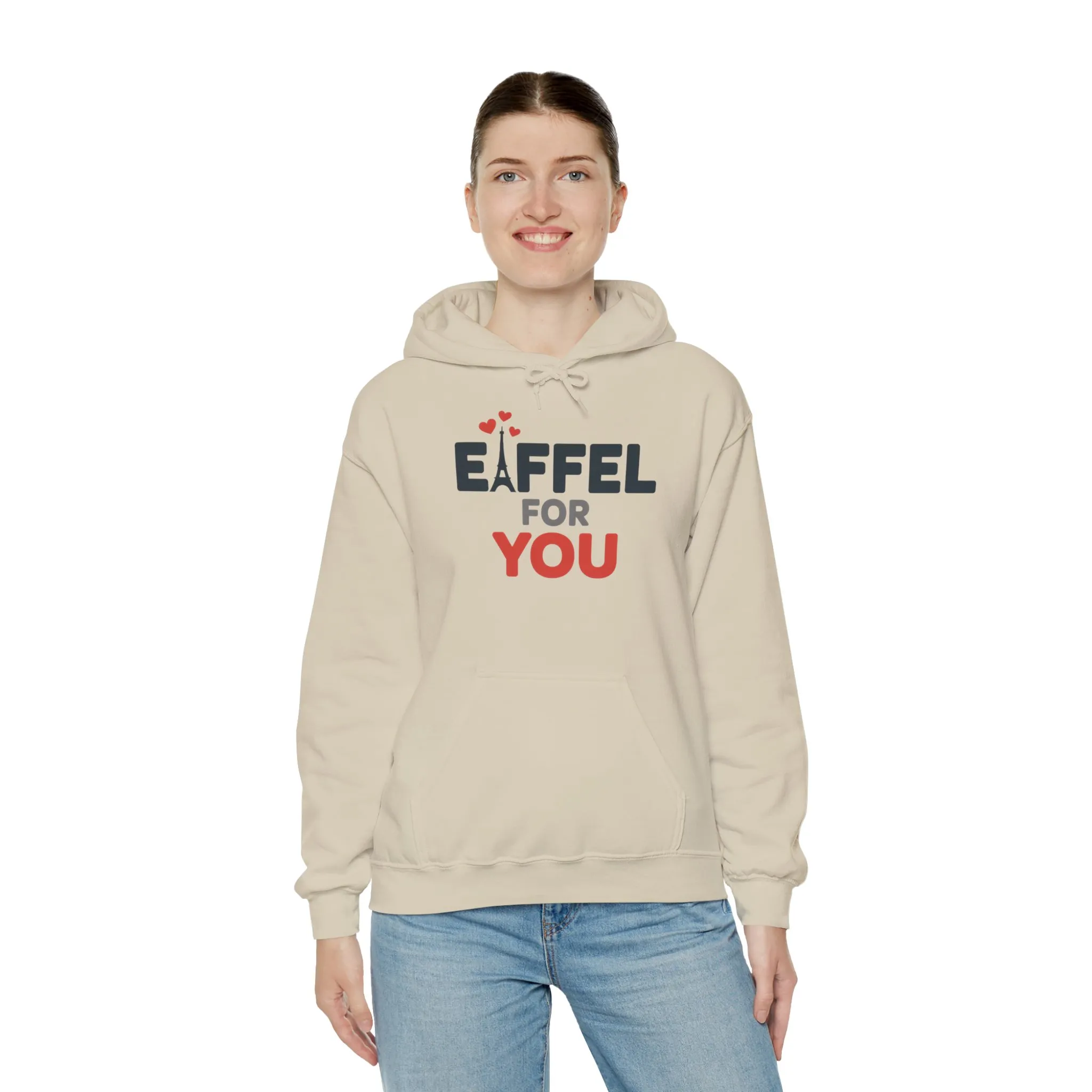 Womens Heavy Blend™ Hooded Sweatshirt, Eiffel For You Romantic Paris Womens Hoodie - Image 12